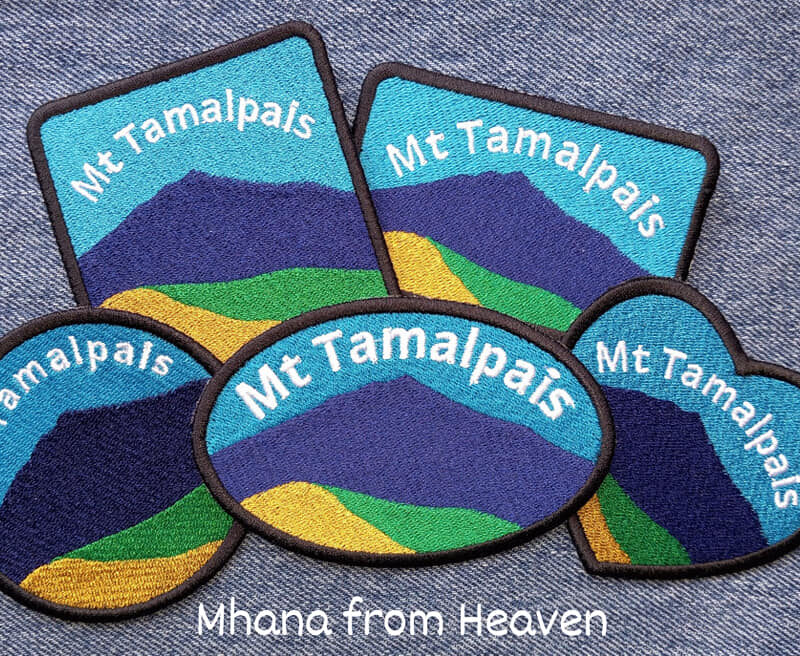 Embroidery Mt Tamalpais Patch