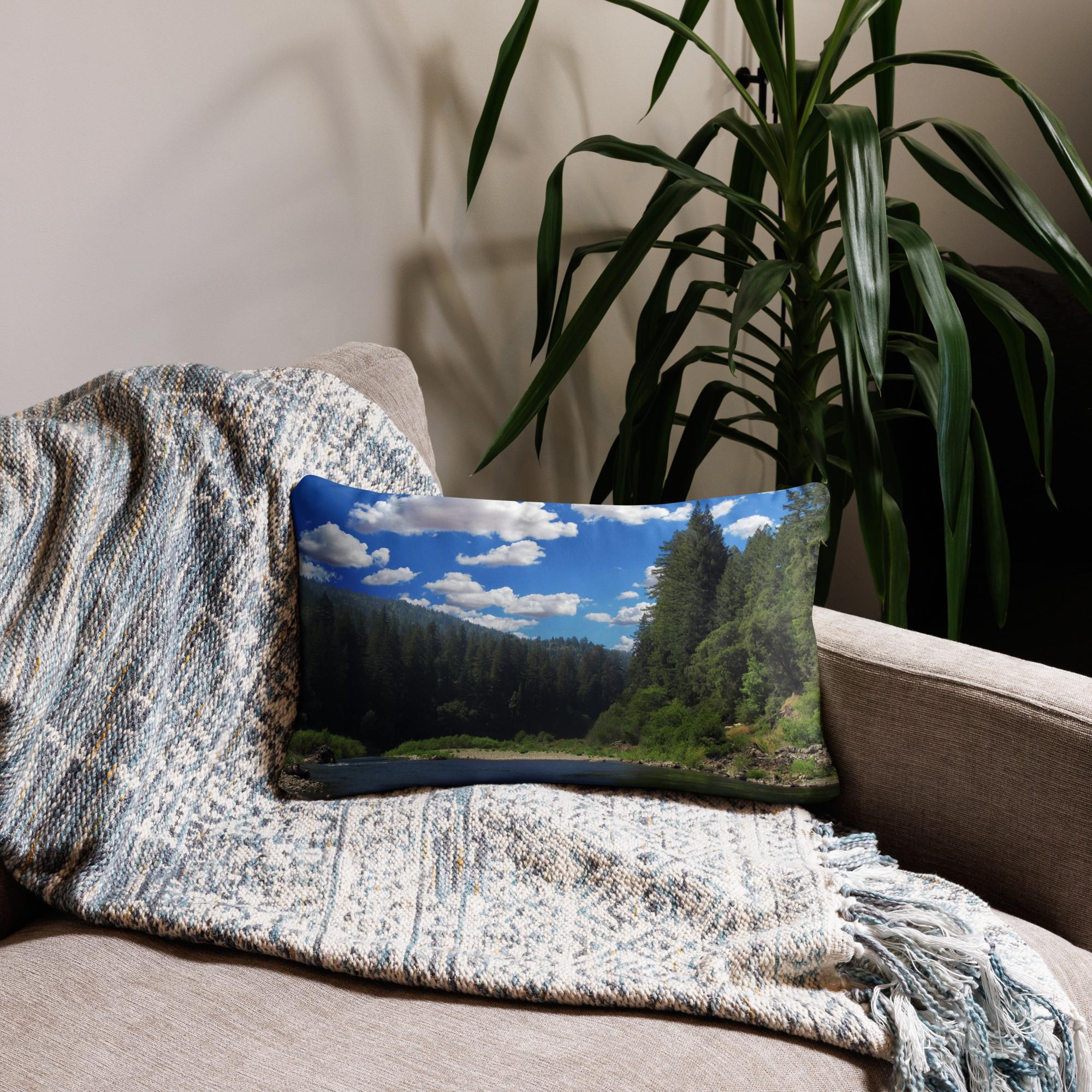 Richardson Grove California All Over Print Basic Pillow - Image 5