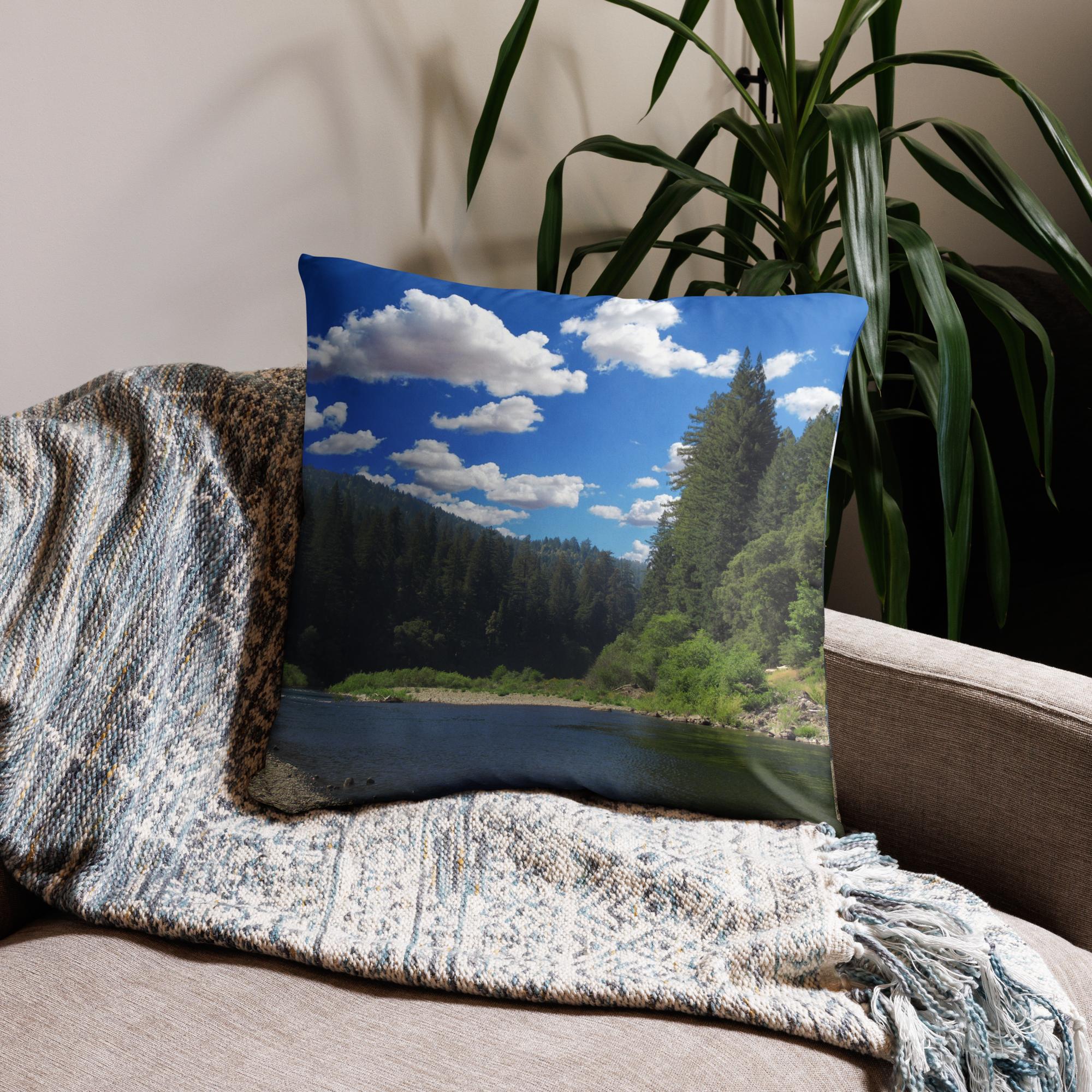 Richardson Grove California All Over Print Basic Pillow - Image 6