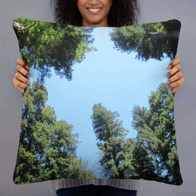 Basic Pillow California Redwoods Sky Design
