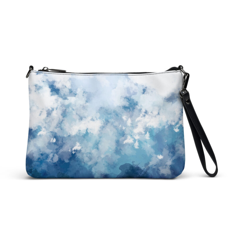 Crossbody bag Blue Cloudy Design