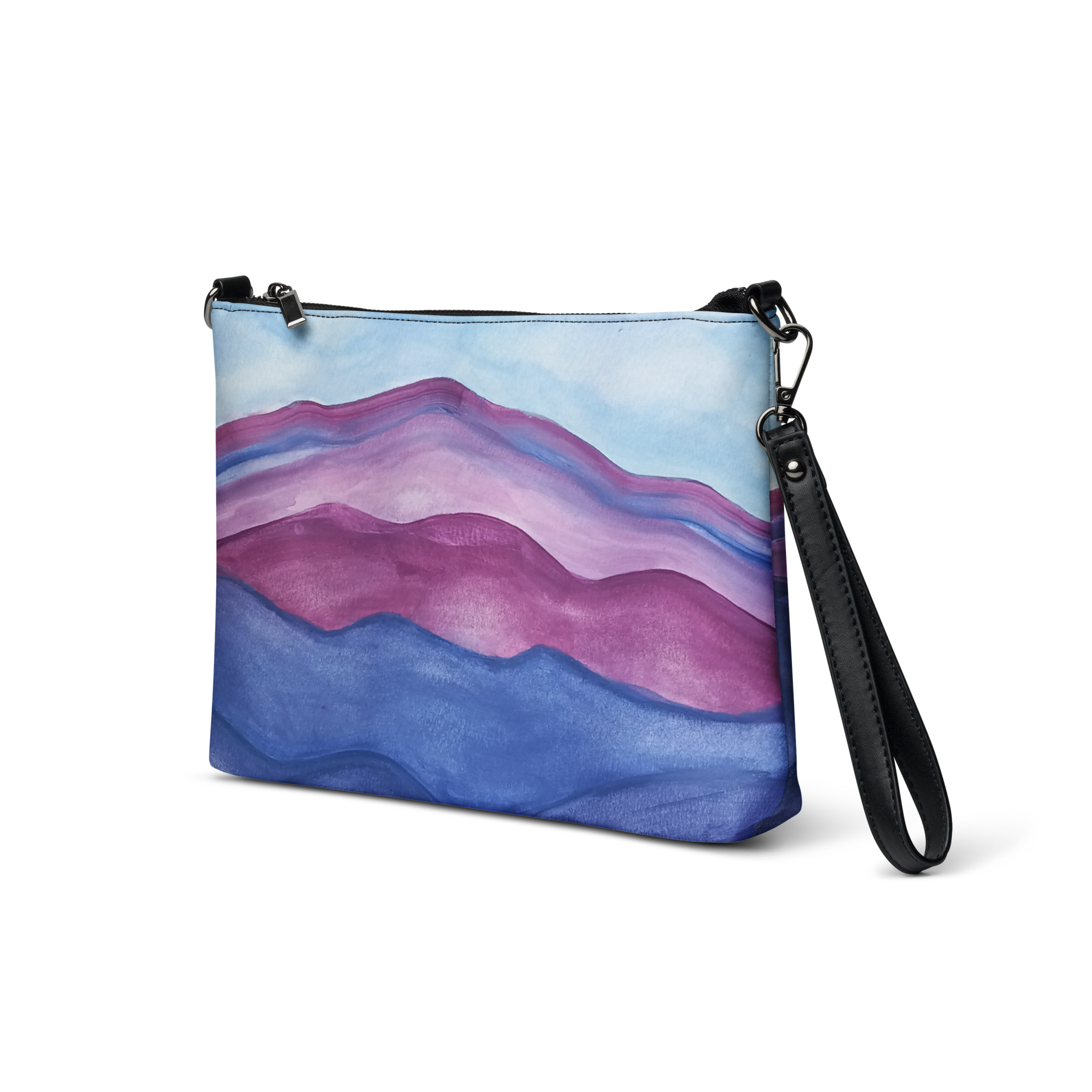 Crossbody bag Purple Mountains Painting - Image 2