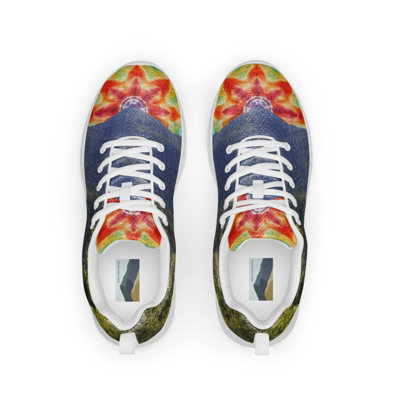Men’s athletic shoes Tie Dye Mt Tamalpais Sky Design