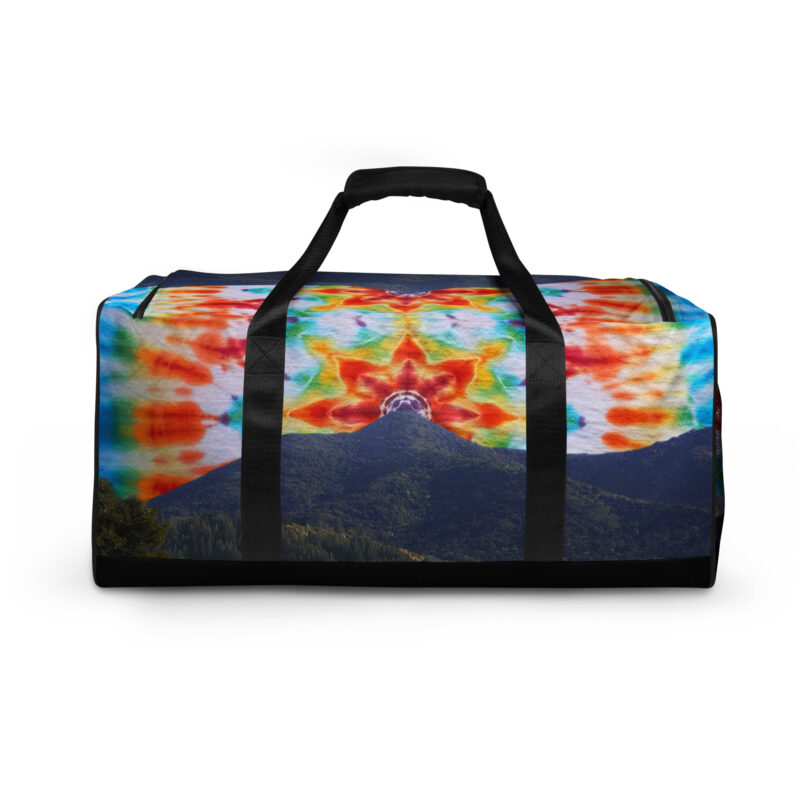 Duffle bag Tie-Dye Mt Tamalpais Sky Design