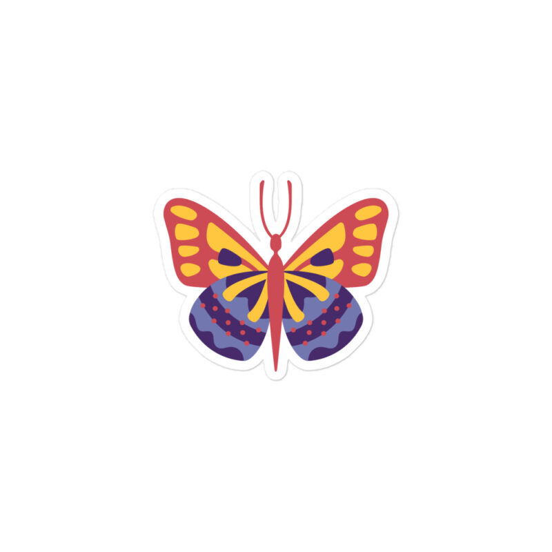 Bubble-free stickers Butterfly