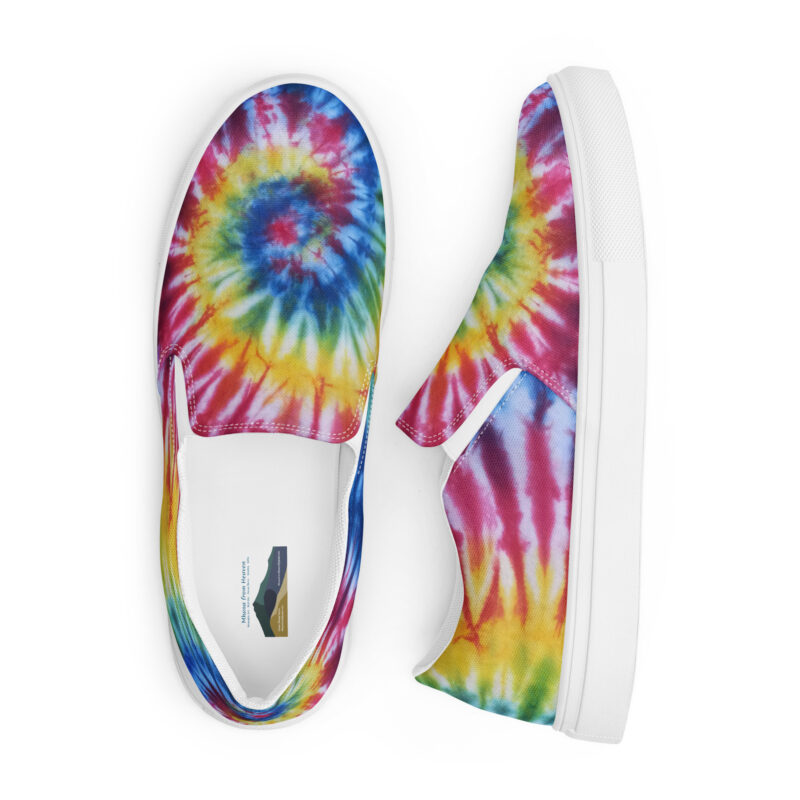 Women’s slip-on canvas shoes Rainbow Colors