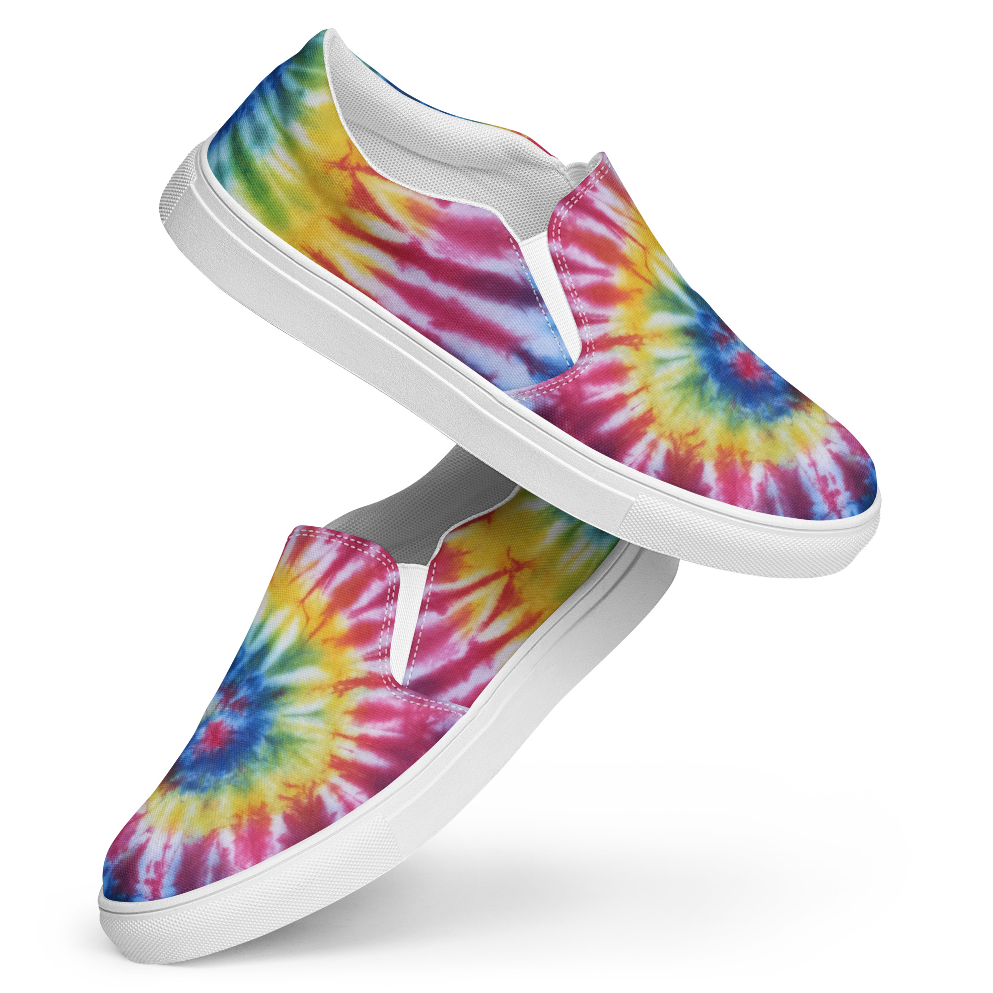 Women’s slip-on canvas shoes Rainbow Colors - Image 10