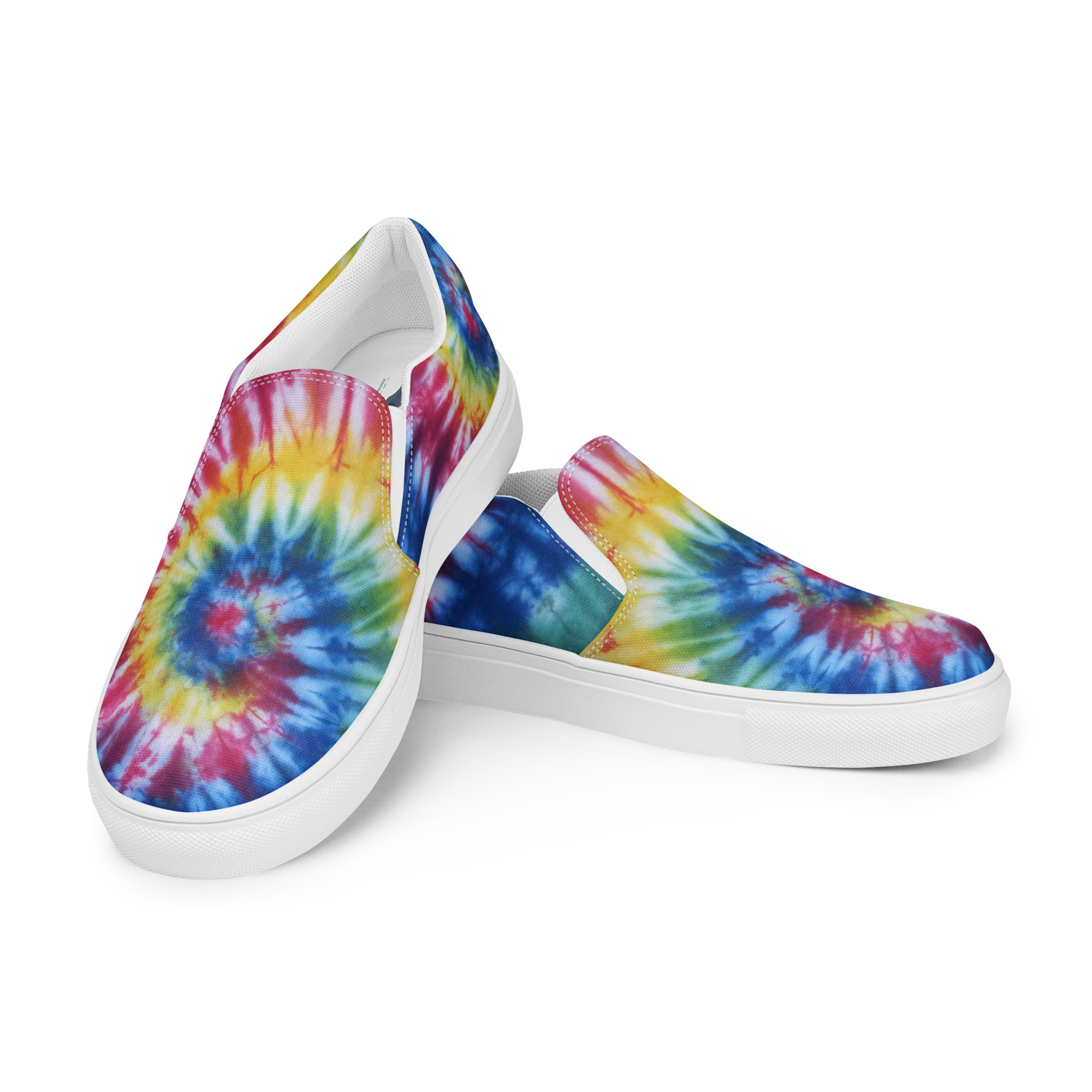 Women’s slip-on canvas shoes Rainbow Colors - Image 8