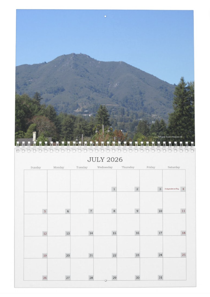 2026 Calendar Mt Tamalpais California 1 🌟 - Image 9