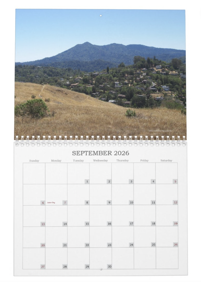 2026 Calendar Mt Tamalpais California 1 🌟 - Image 11