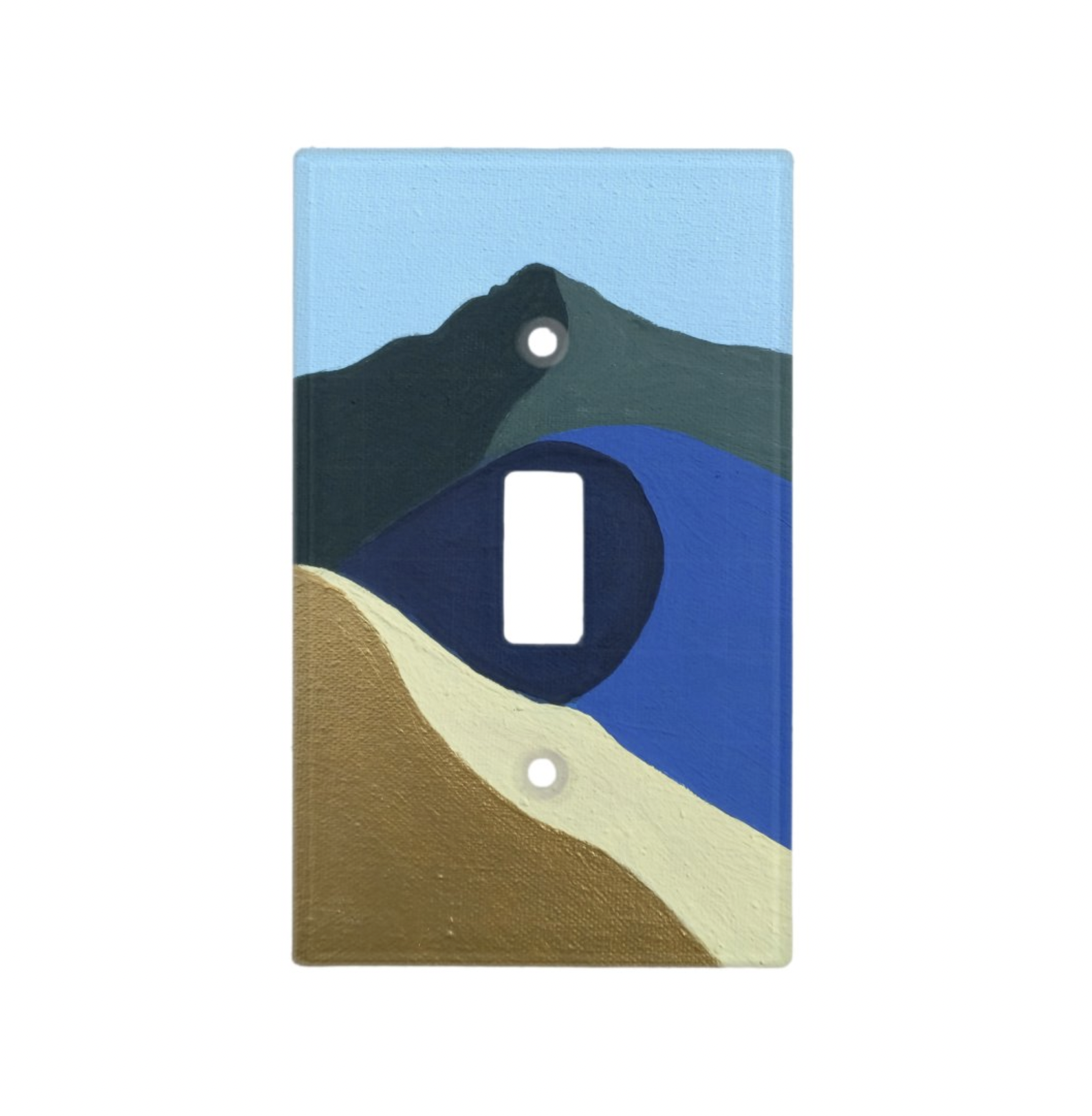 Light Switch Plate Mt Tamalpais Painting Mhana from Heaven© 2024