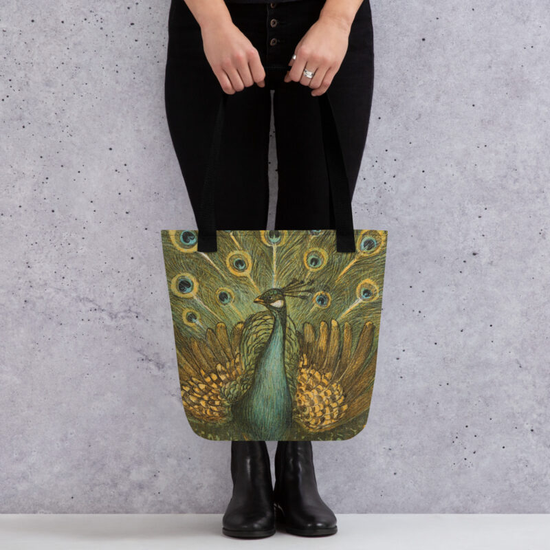 Tote bag Pauw met kippen, Theo van Hoytema 1878-1910