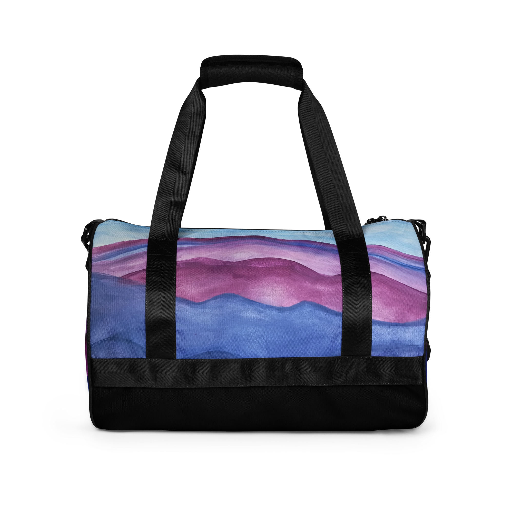 All-over print gym bag Purple Mountains Majesty Painting - Image 2