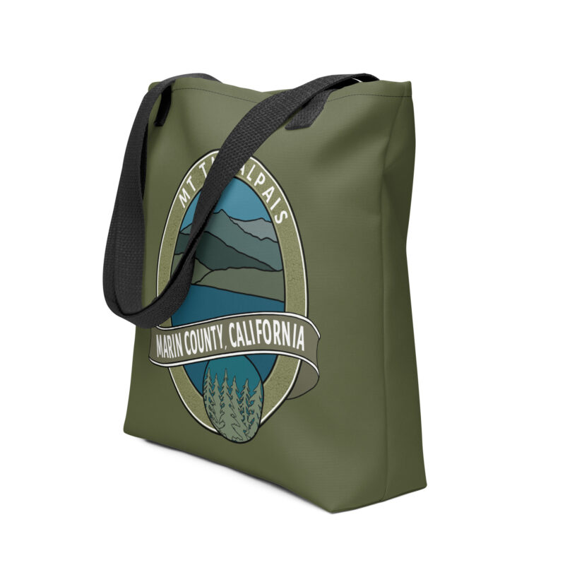Tote bag Mt Tamalpais Marin County California Oval Souvenir Design