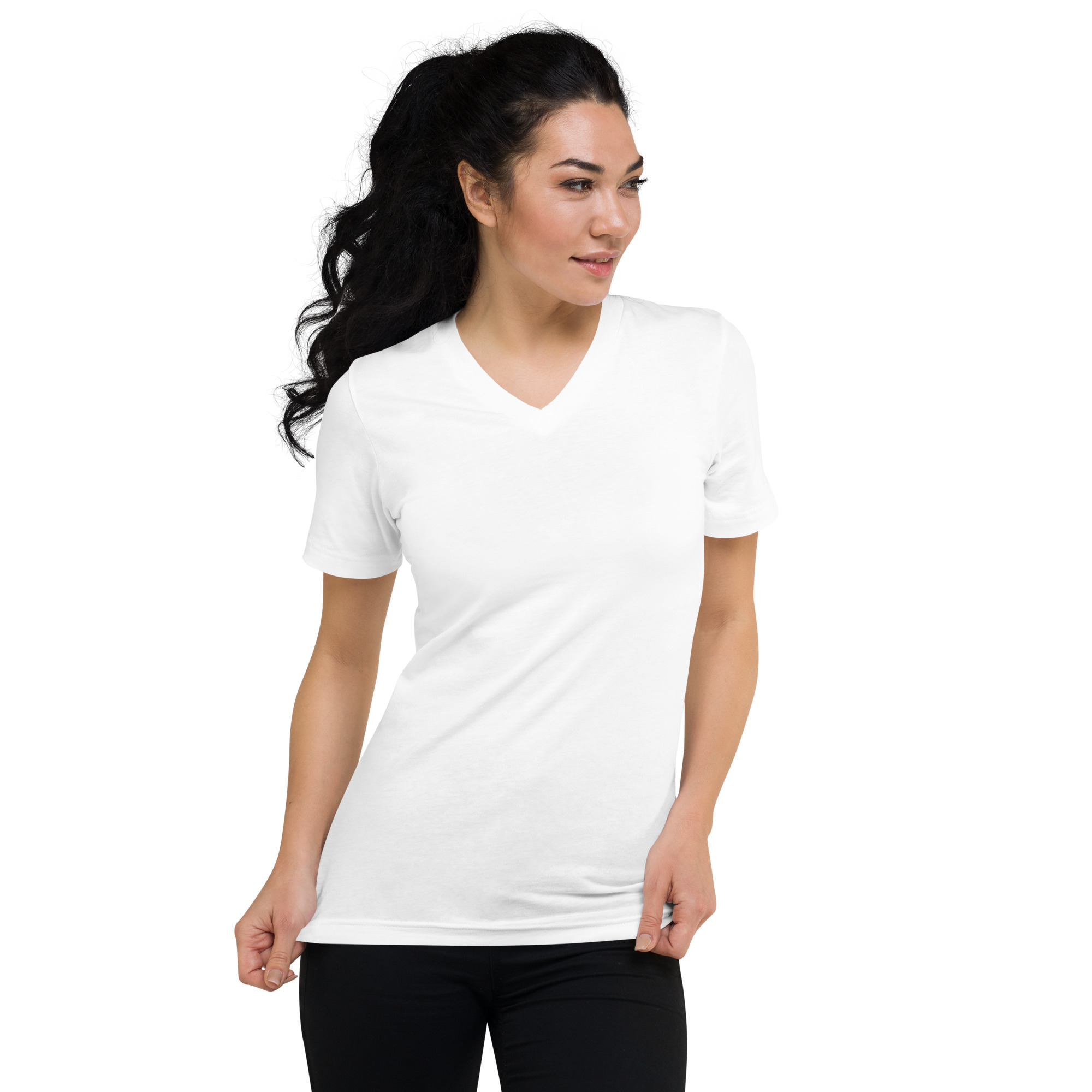 Short Sleeve V-Neck T-Shirt Mt Tamalpais Marin County California Oval Souvenir Design Unisex - Image 4