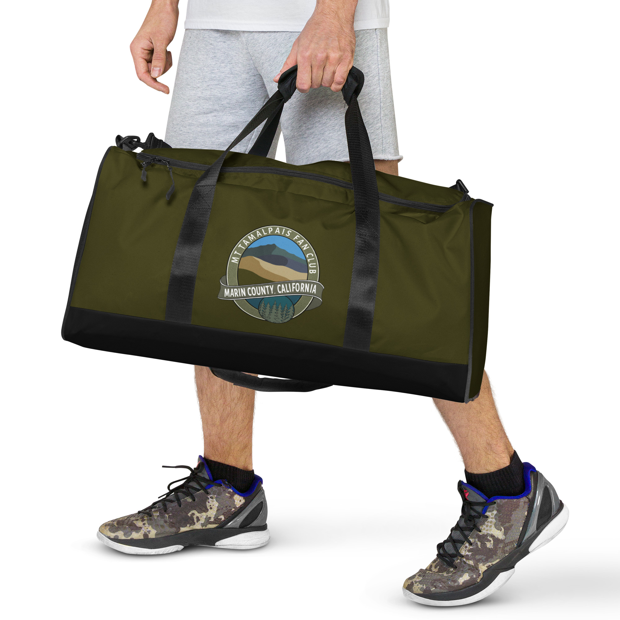 Duffle bag Oval Mt Tamalpais Fan Club Marin County California Collector's Design Karaka - Image 6