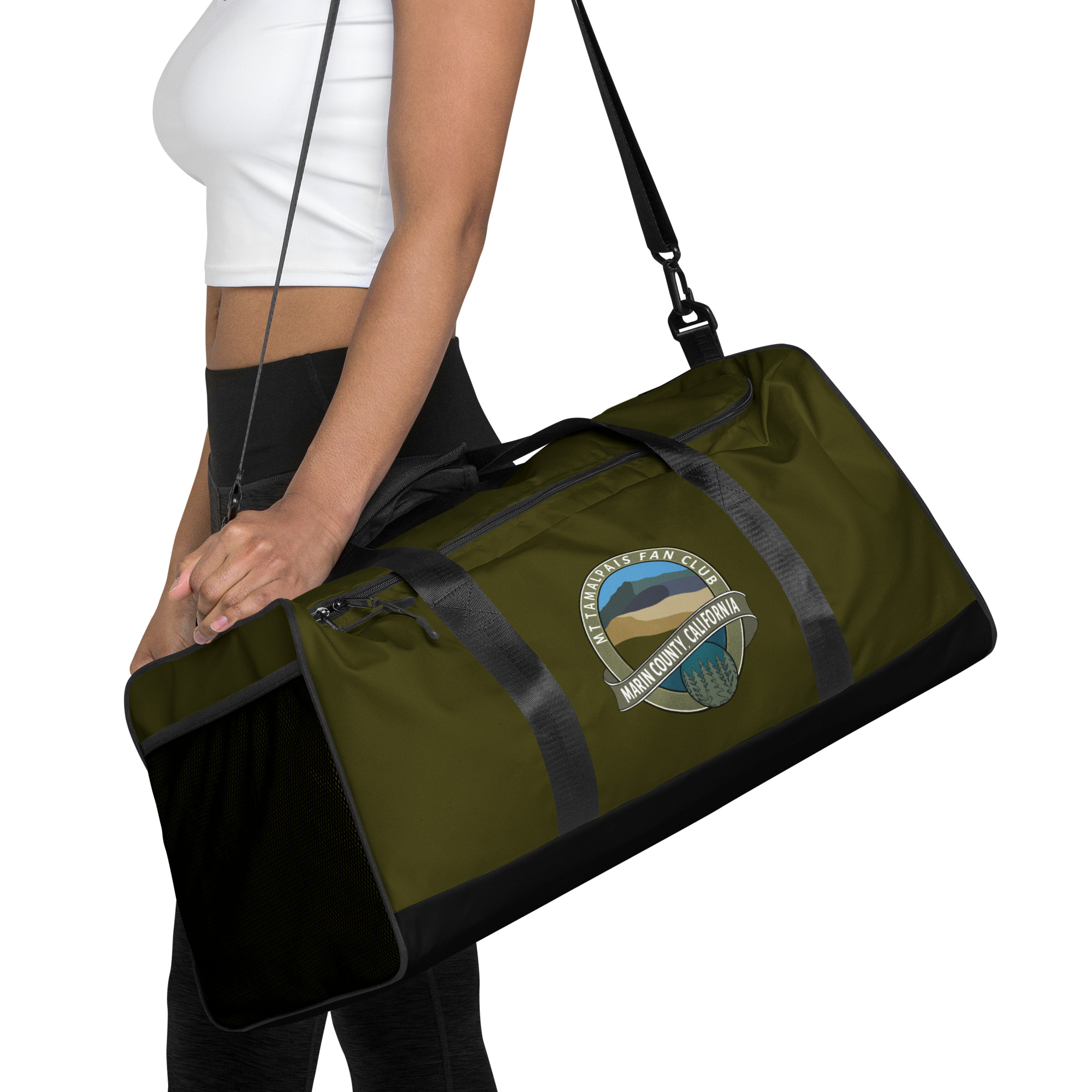 Duffle bag Oval Mt Tamalpais Fan Club Marin County California Collector's Design Karaka - Image 8