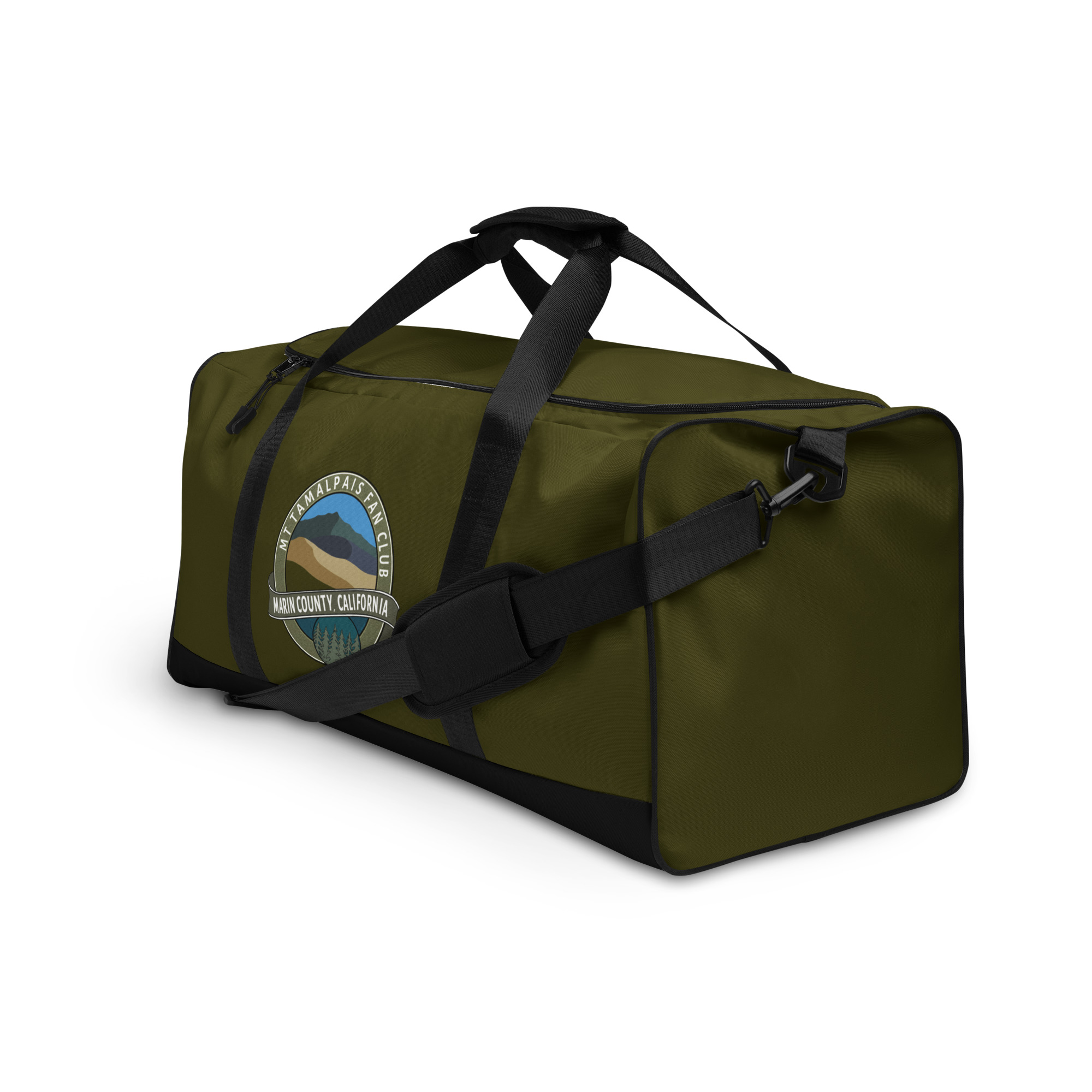 Duffle bag Oval Mt Tamalpais Fan Club Marin County California Collector's Design Karaka - Image 11