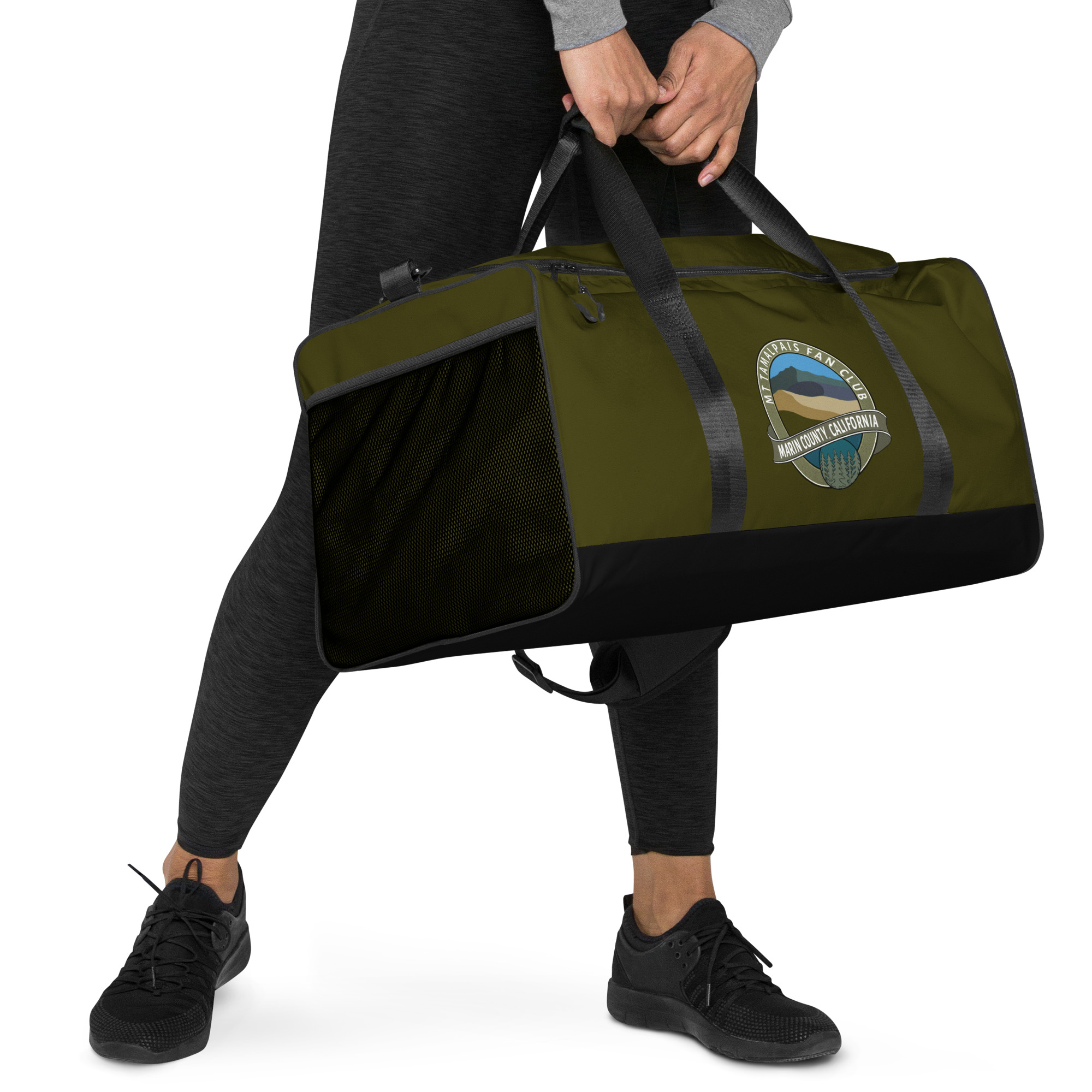 Duffle bag Oval Mt Tamalpais Fan Club Marin County California Collector's Design Karaka - Image 7