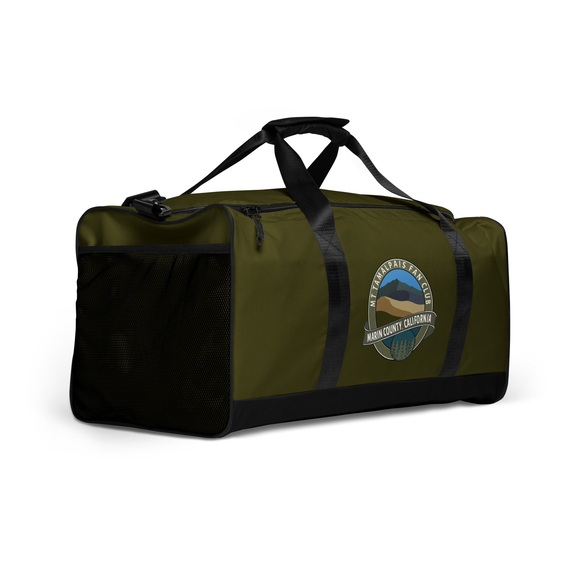 Duffle bag Oval Mt Tamalpais Fan Club Marin County California Collector's Design Karaka - Image 10