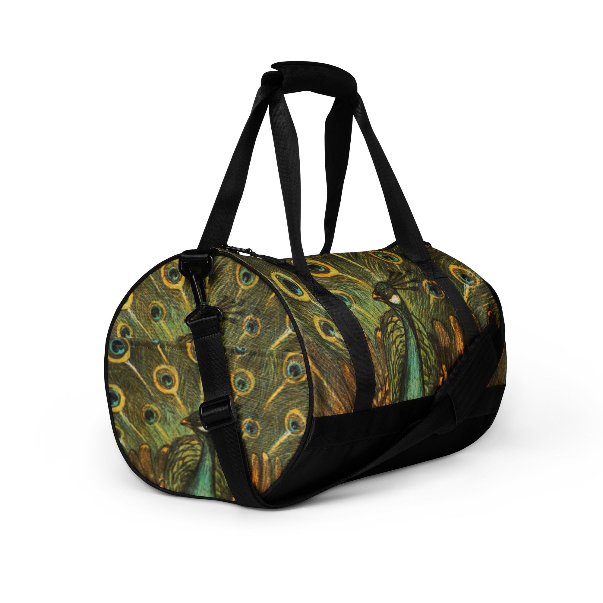 All-over print gym bag Peacock and Chickens / Pauw met Kippen, Theo van Hoytema 1878-1910 - Image 5