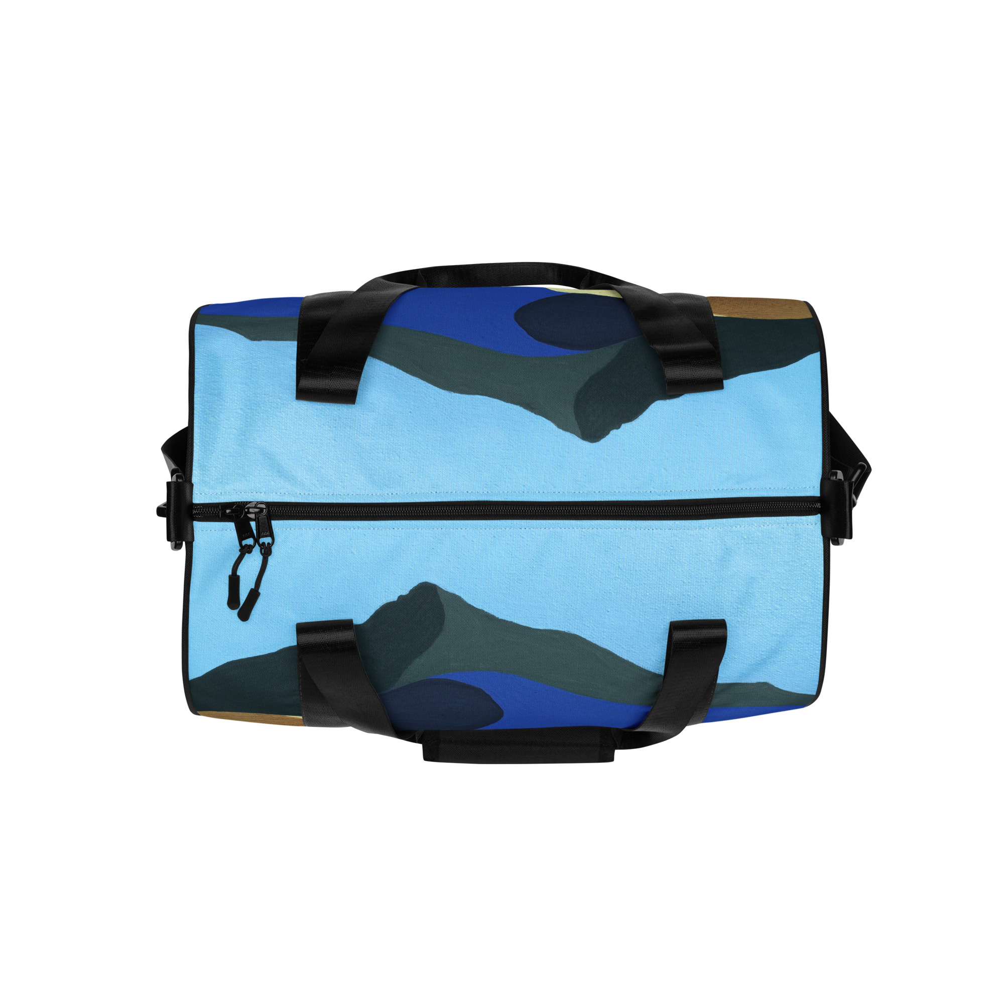 All-over print gym bag Colors of Mt Tamalpais Painting Design - Image 3