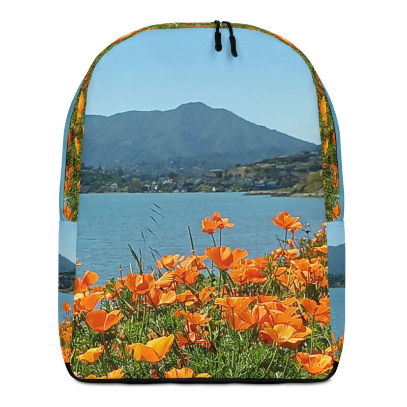 Minimalist Backpack Mt Tamalpais California Poppies