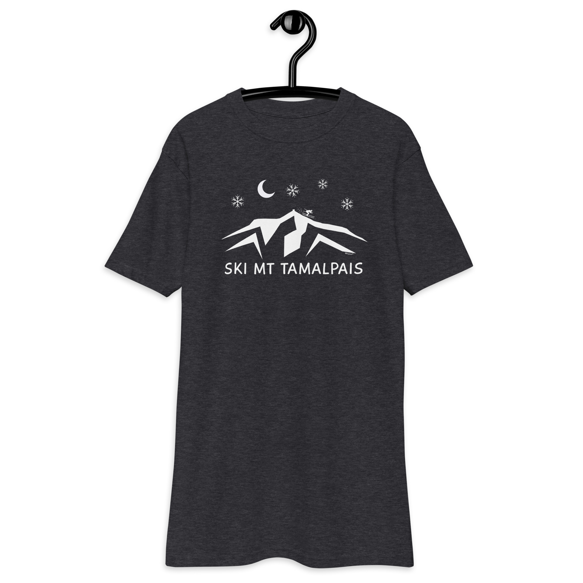 Men’s premium heavyweight tee Ski Mt Tamalpais