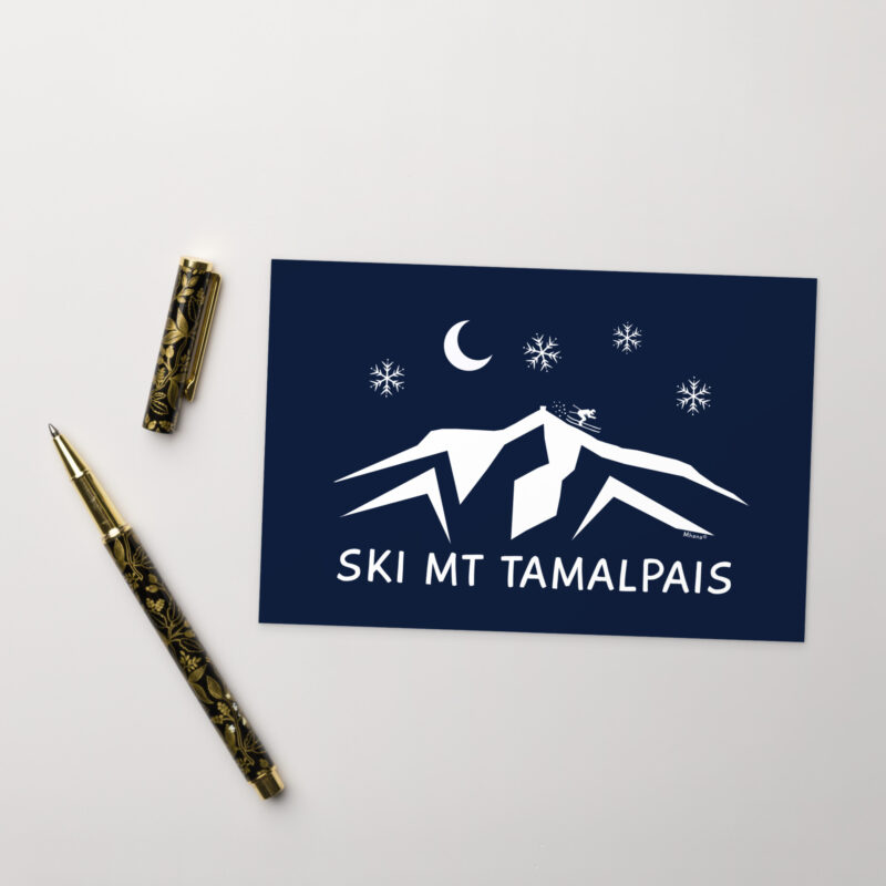 Standard Postcard Ski Mt Tamalpais