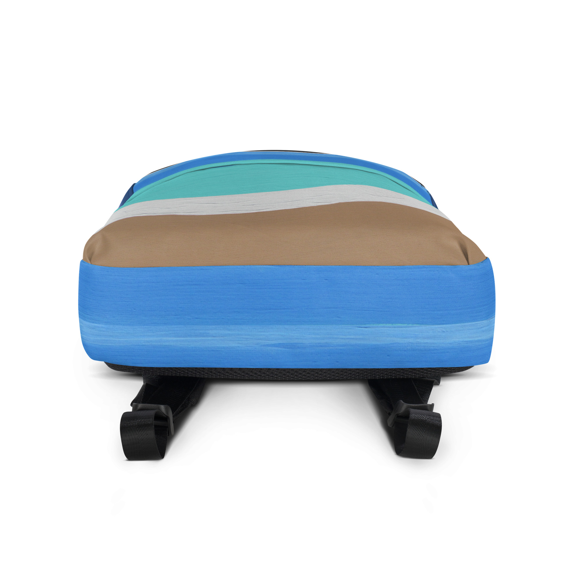 Backpack Zippered Pocket The Sleeping Lady's Serene Twilight Shoreline Mt Tamalpais - Image 6