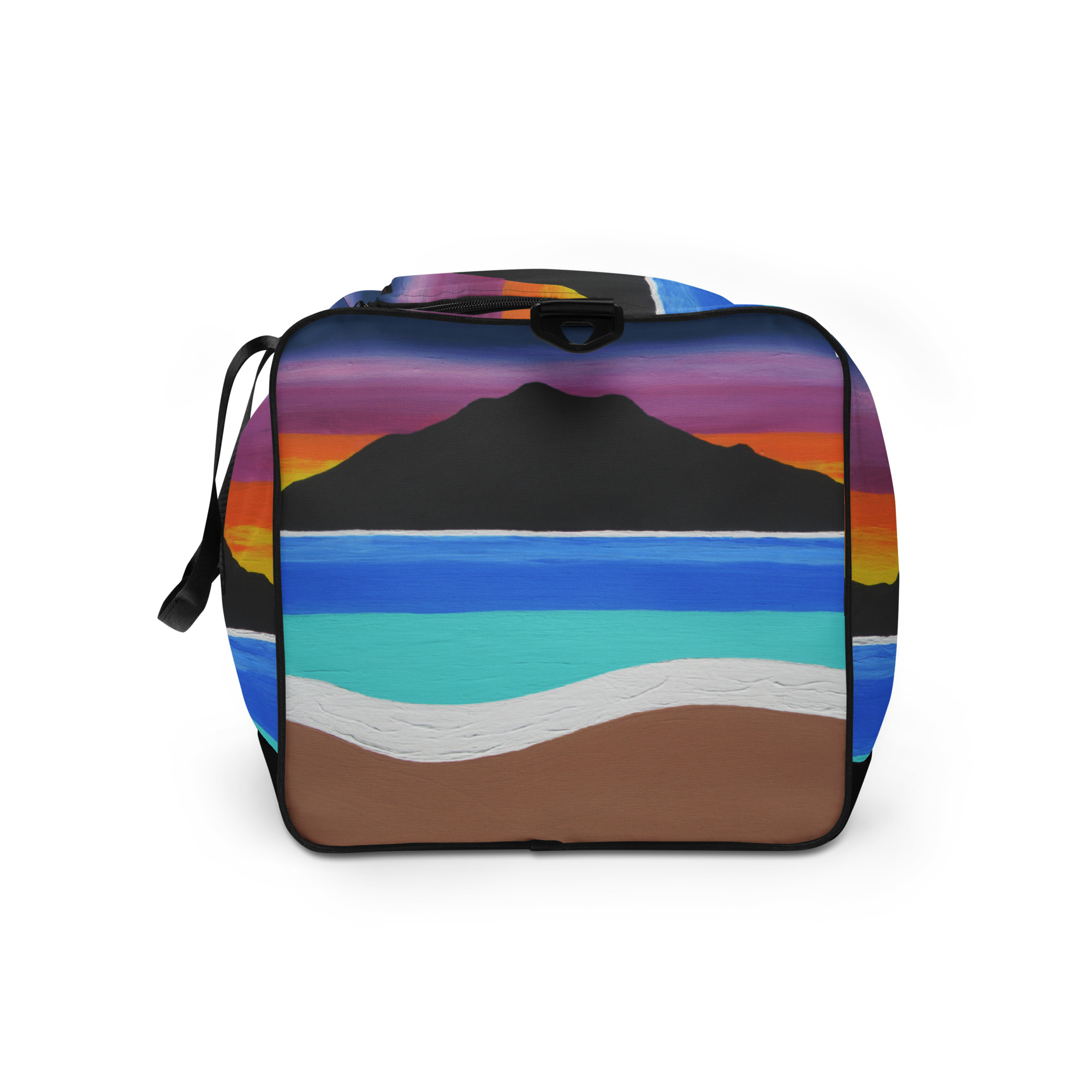 Duffle bag The Sleeping Lady's Serene Twilight Shoreline Mt Tamalpais - Image 13