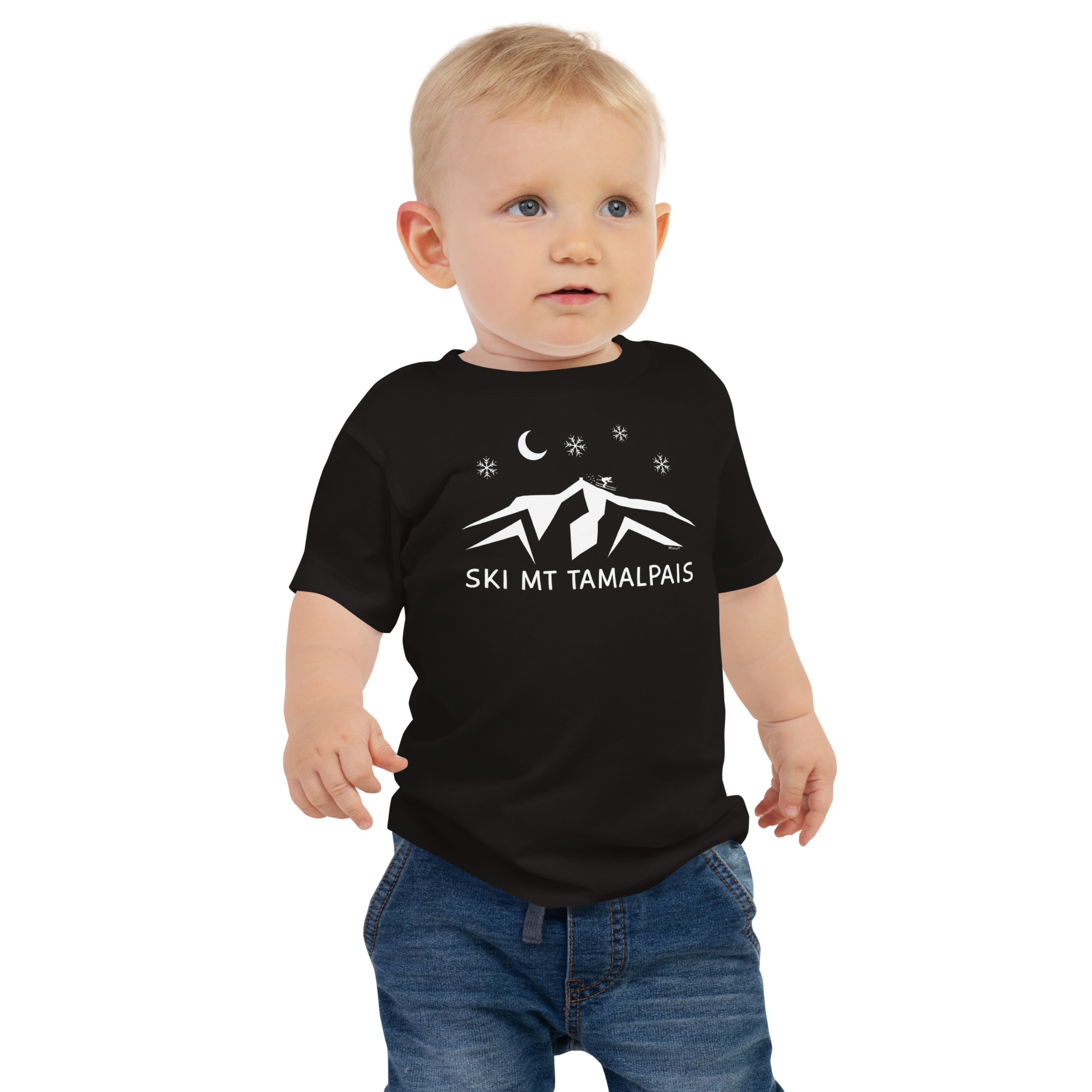 Baby Jersey Short Sleeve Tee Ski Mt Tamalpais