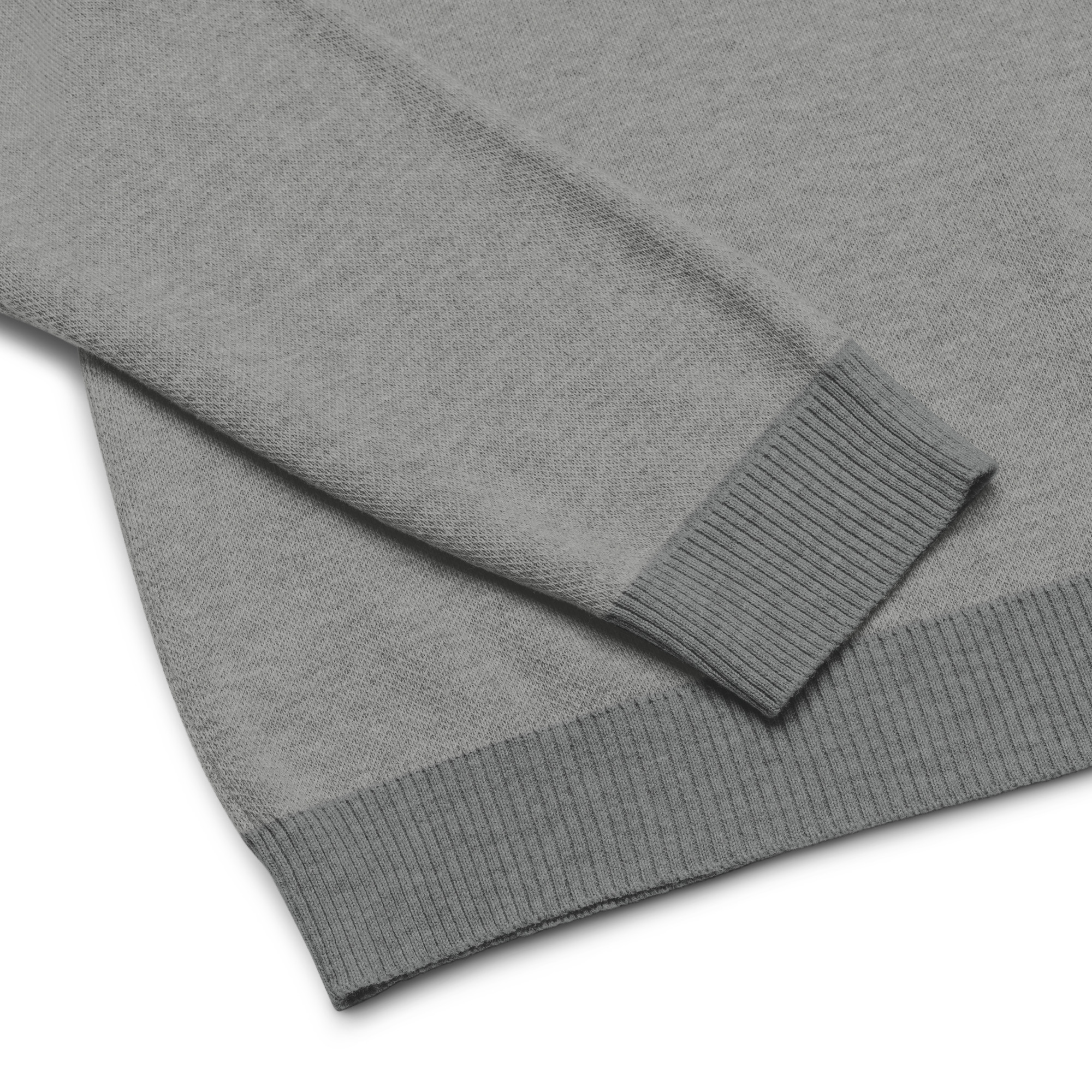 Knitted Sweater Bigfoot Moon and Tree - Foggy Gray - Image 11