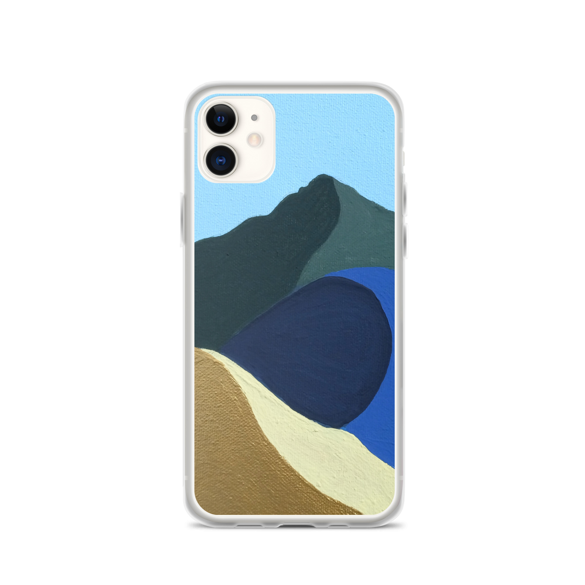Clear Case for iPhone® Colors of Mt Tamalpais Painting (print) - Image 5
