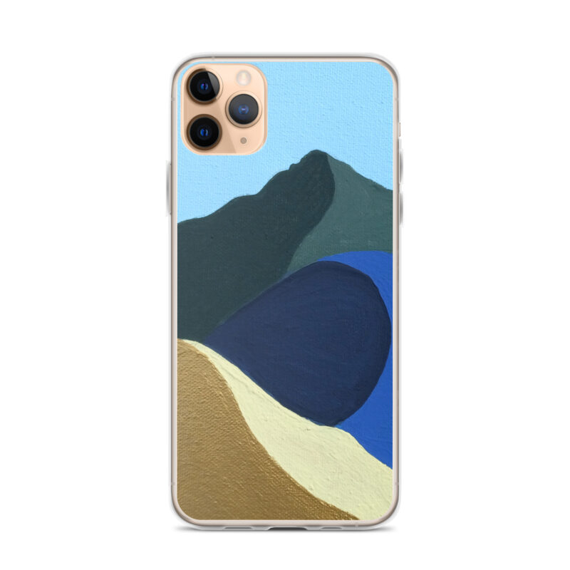 Clear Case for iPhone® Colors of Mt Tamalpais Painting (print)