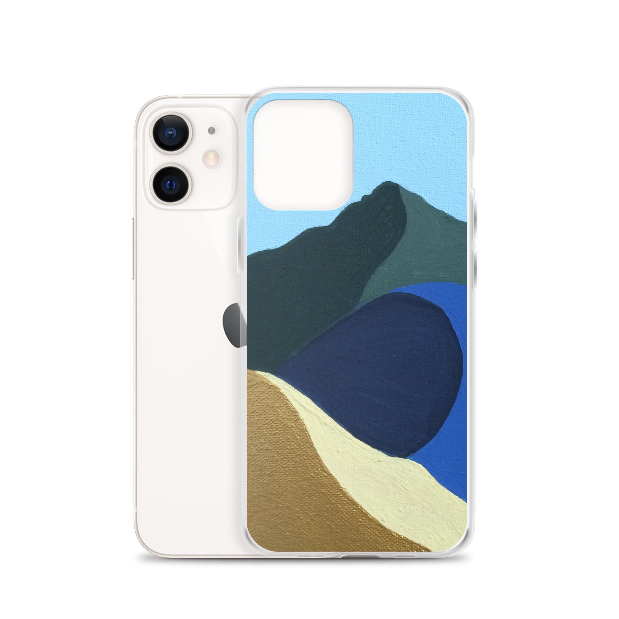 Clear Case for iPhone® Colors of Mt Tamalpais Painting (print) - Image 14