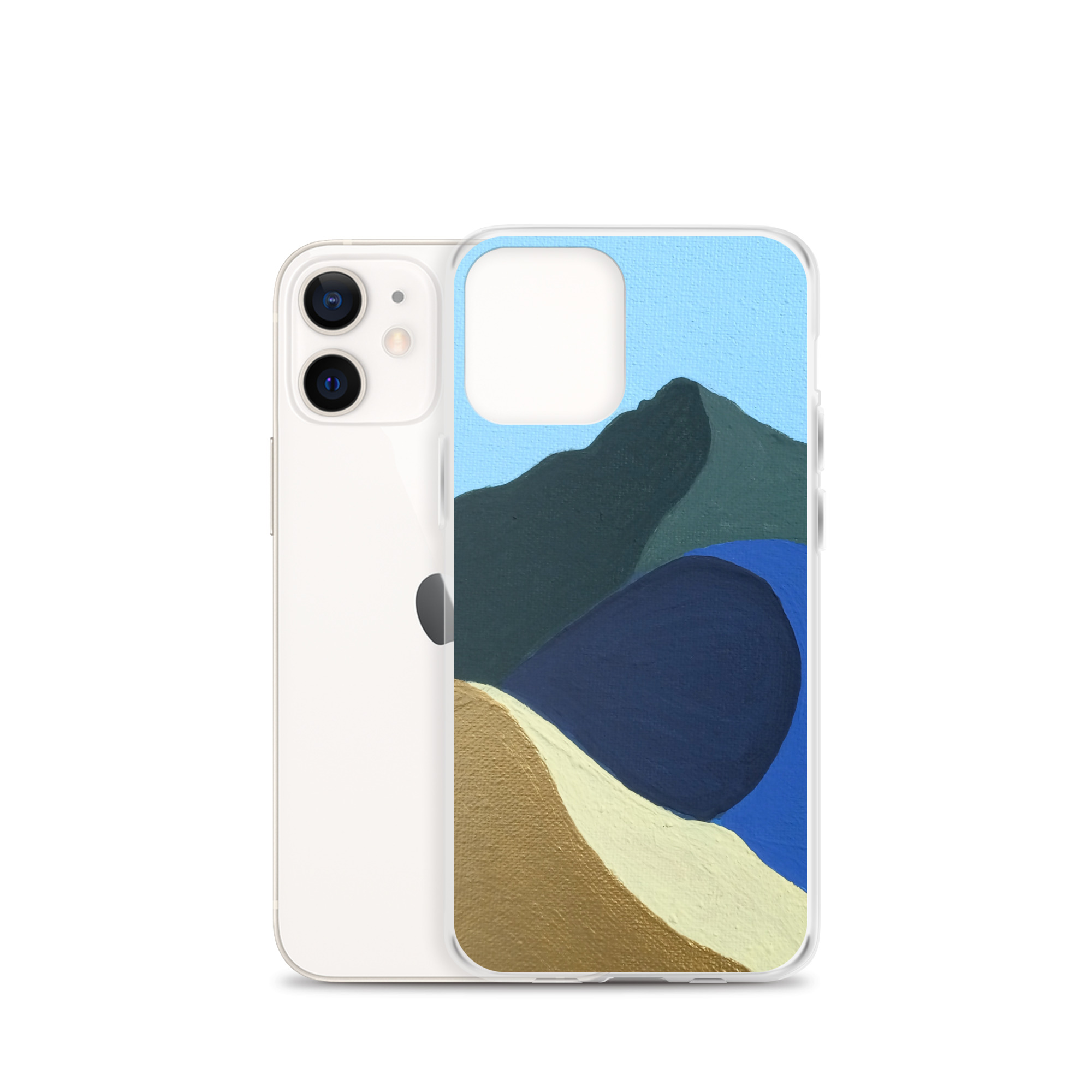 Clear Case for iPhone® Colors of Mt Tamalpais Painting (print) - Image 8