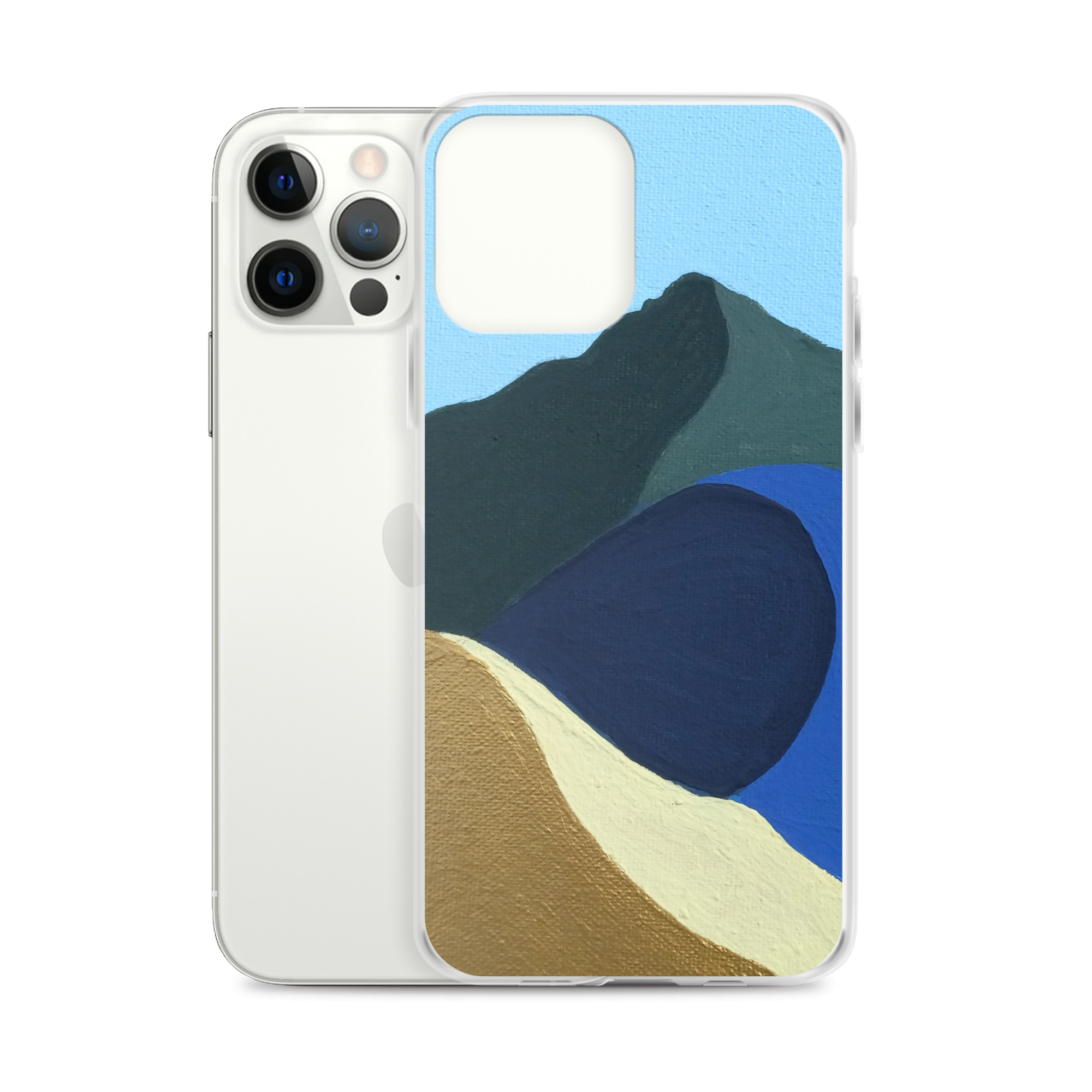 Clear Case for iPhone® Colors of Mt Tamalpais Painting (print) - Image 10