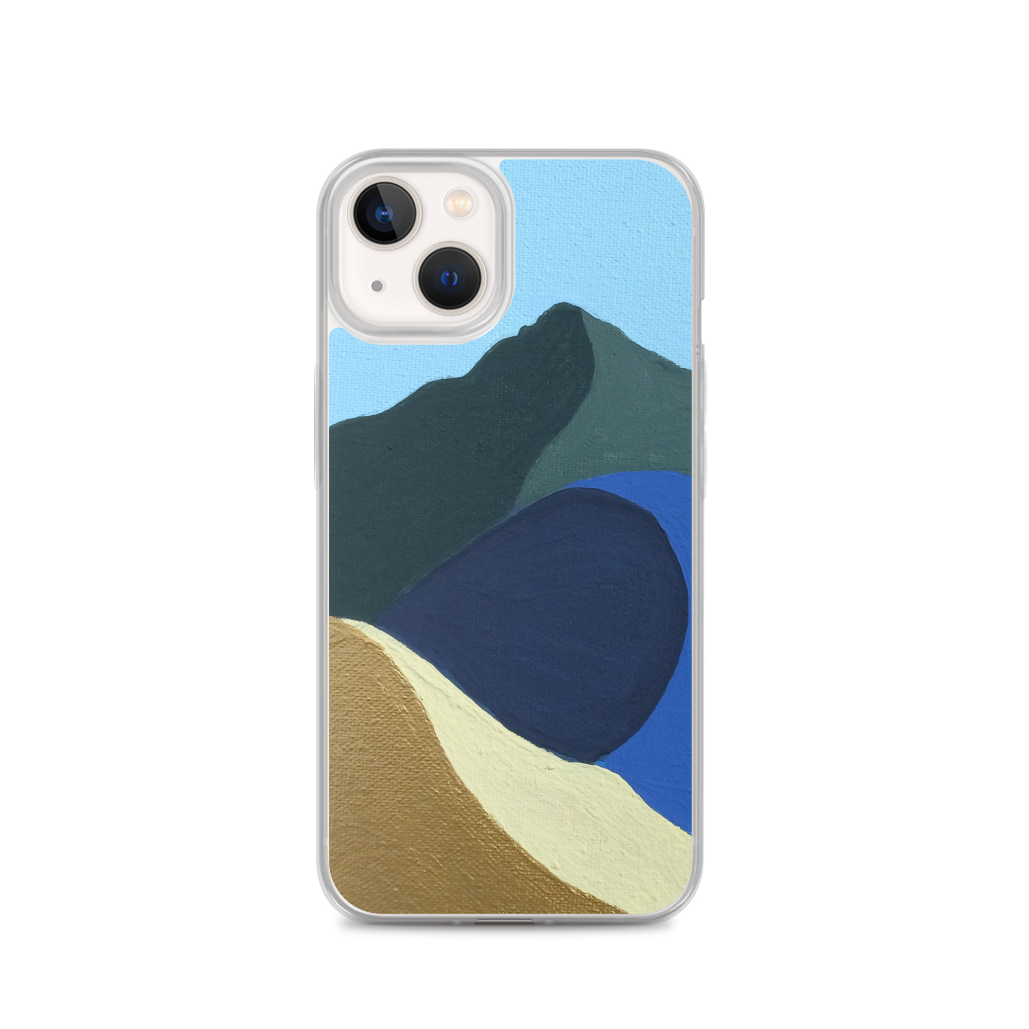 Clear Case for iPhone® Colors of Mt Tamalpais Painting (print) - Image 21
