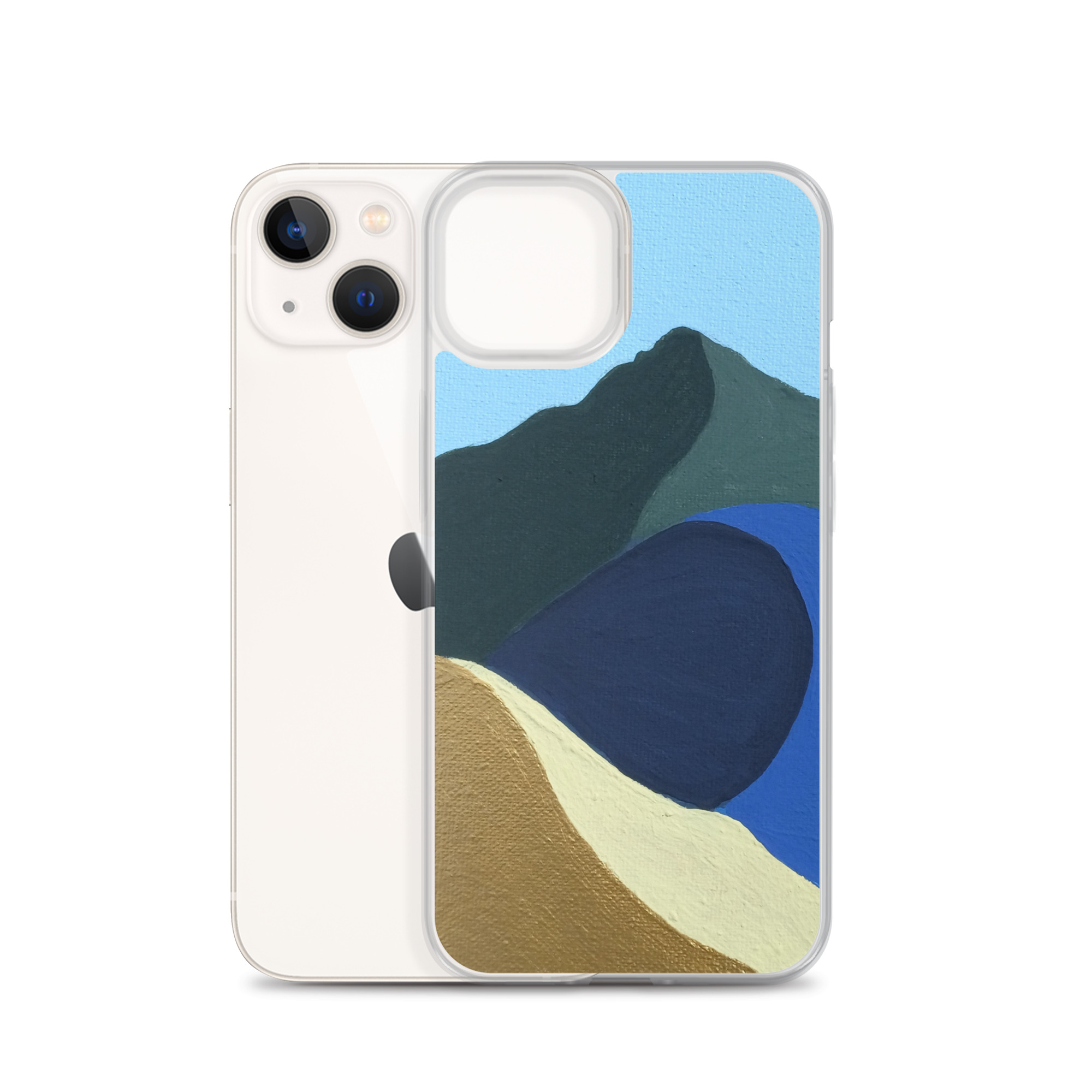 Clear Case for iPhone® Colors of Mt Tamalpais Painting (print) - Image 22