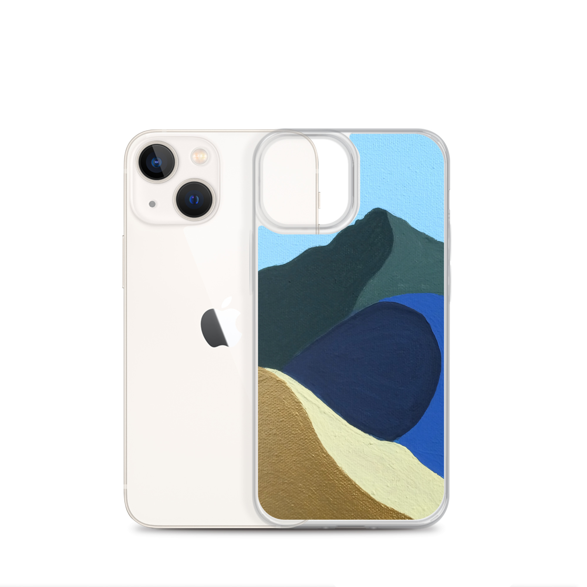 Clear Case for iPhone® Colors of Mt Tamalpais Painting (print) - Image 16