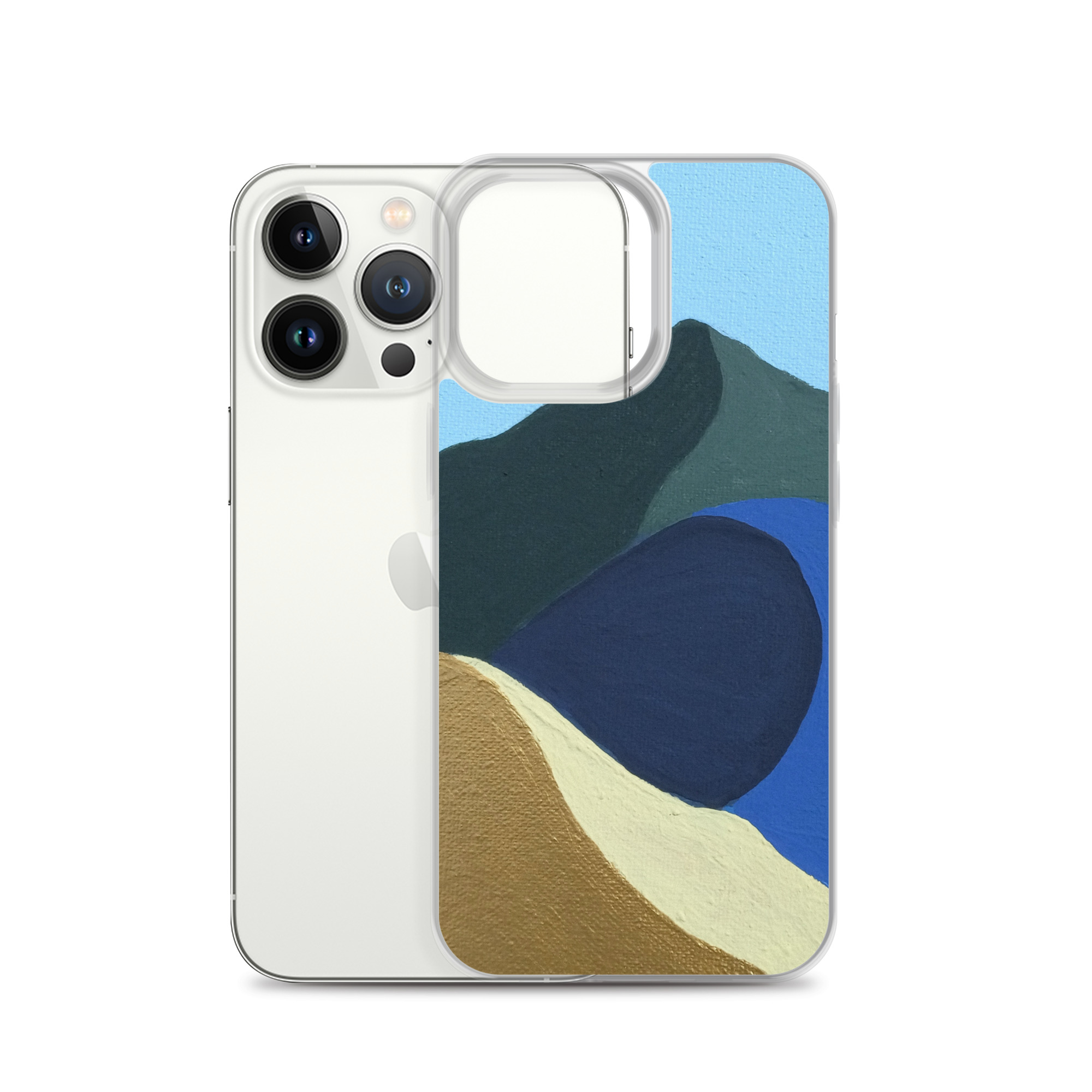 Clear Case for iPhone® Colors of Mt Tamalpais Painting (print) - Image 20