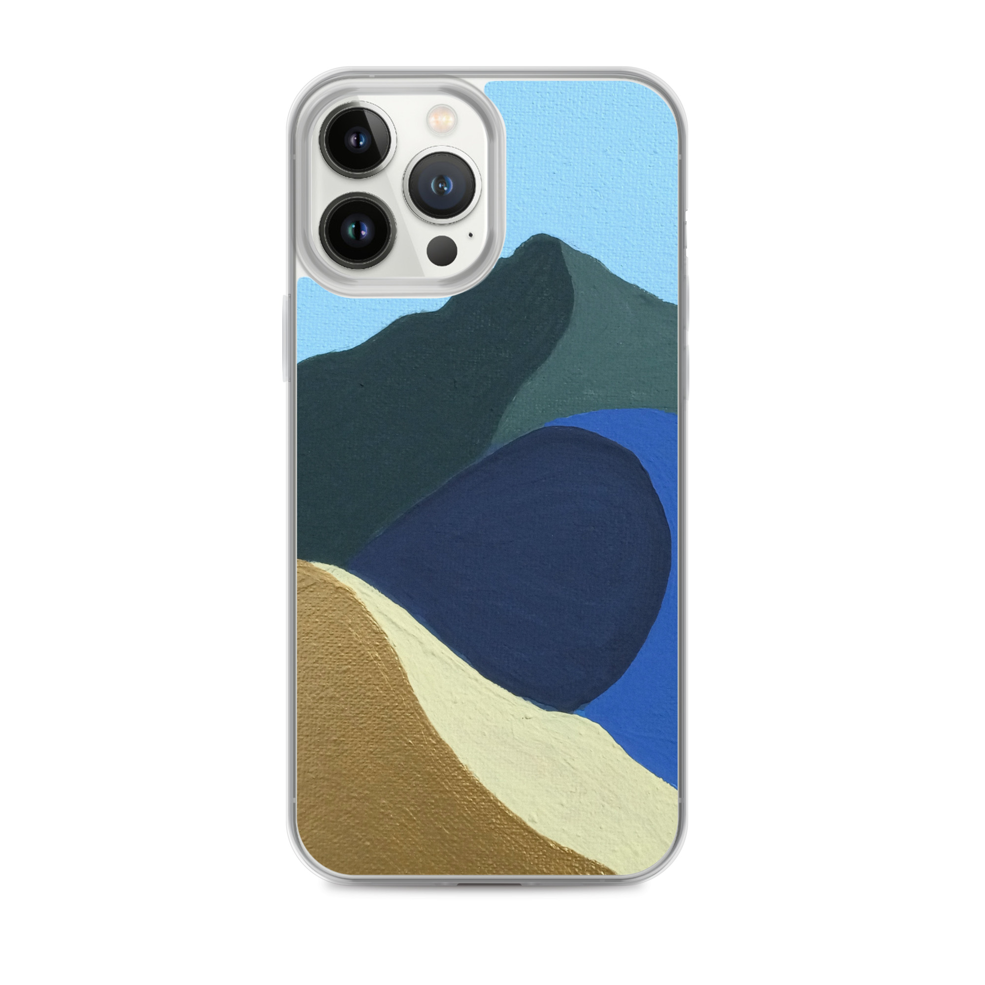 Clear Case for iPhone® Colors of Mt Tamalpais Painting (print) - Image 17