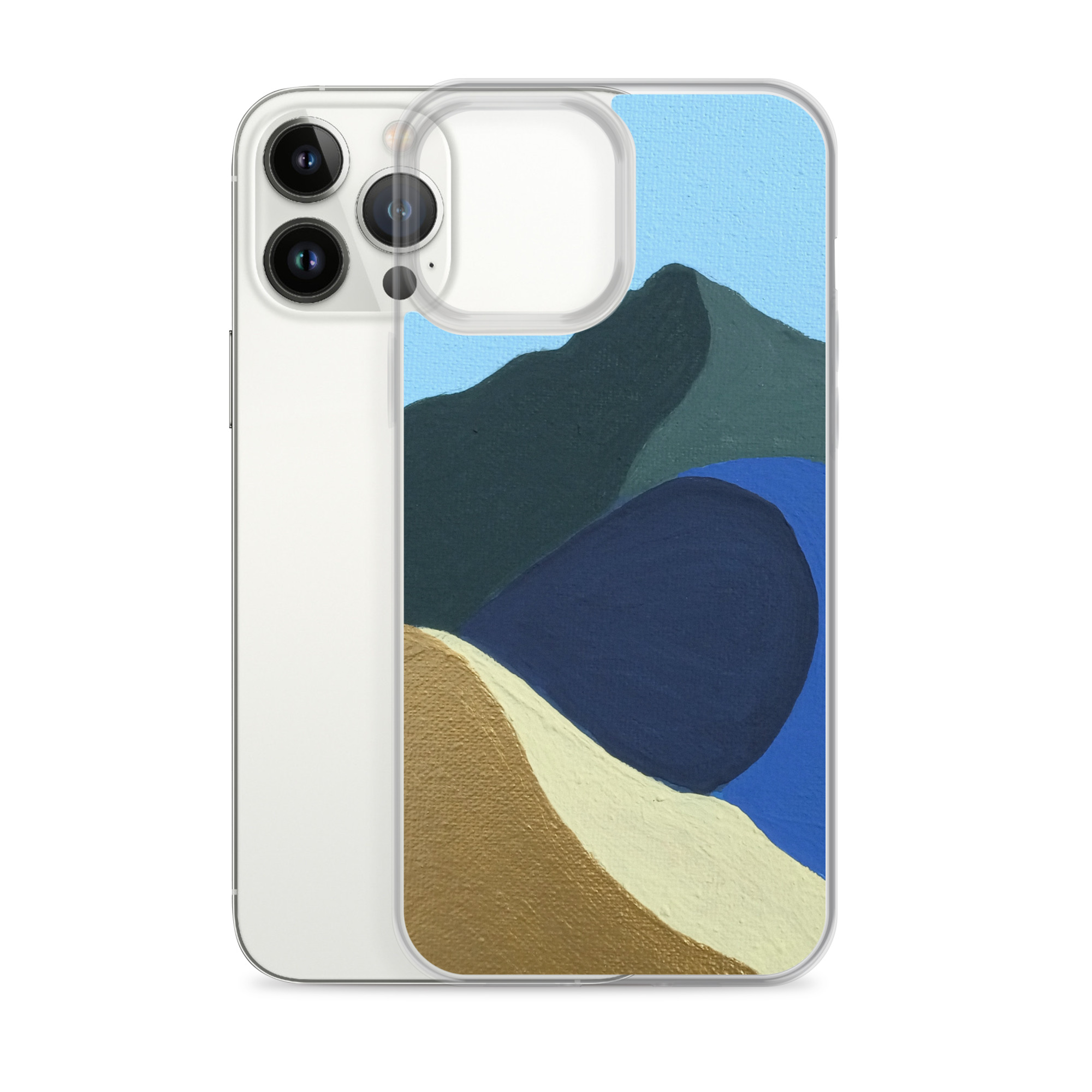 Clear Case for iPhone® Colors of Mt Tamalpais Painting (print) - Image 18