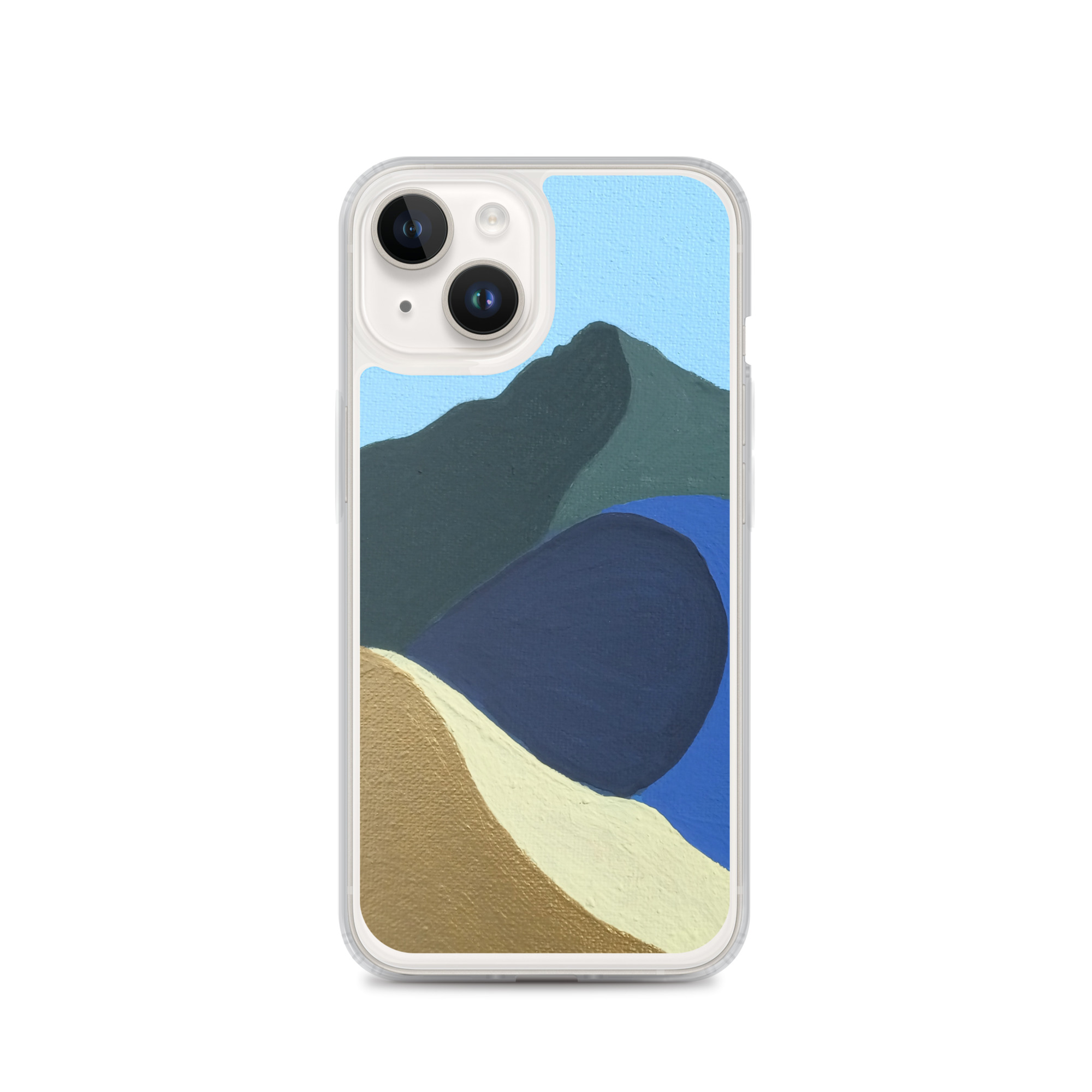 Clear Case for iPhone® Colors of Mt Tamalpais Painting (print) - Image 29