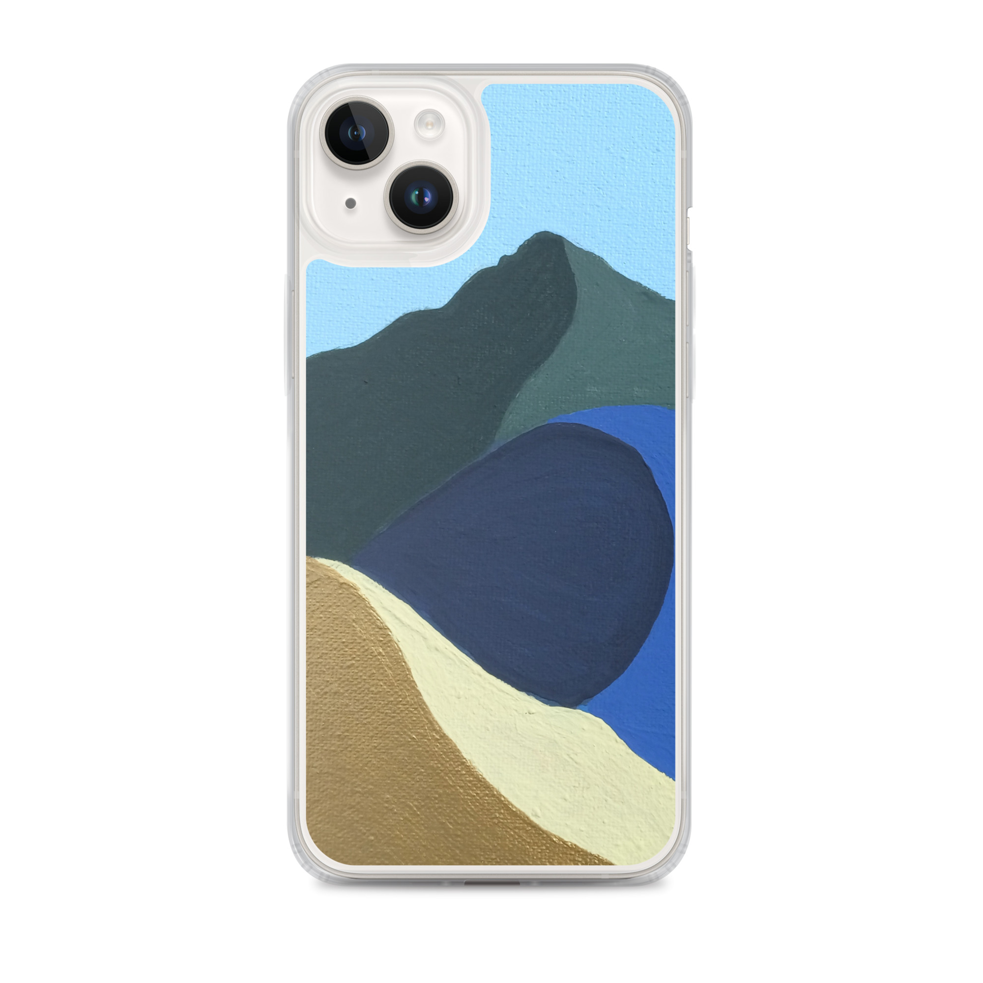 Clear Case for iPhone® Colors of Mt Tamalpais Painting (print) - Image 23