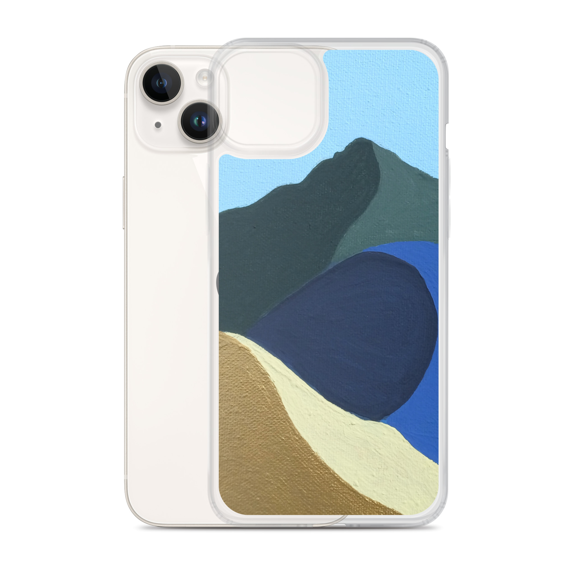 Clear Case for iPhone® Colors of Mt Tamalpais Painting (print) - Image 24