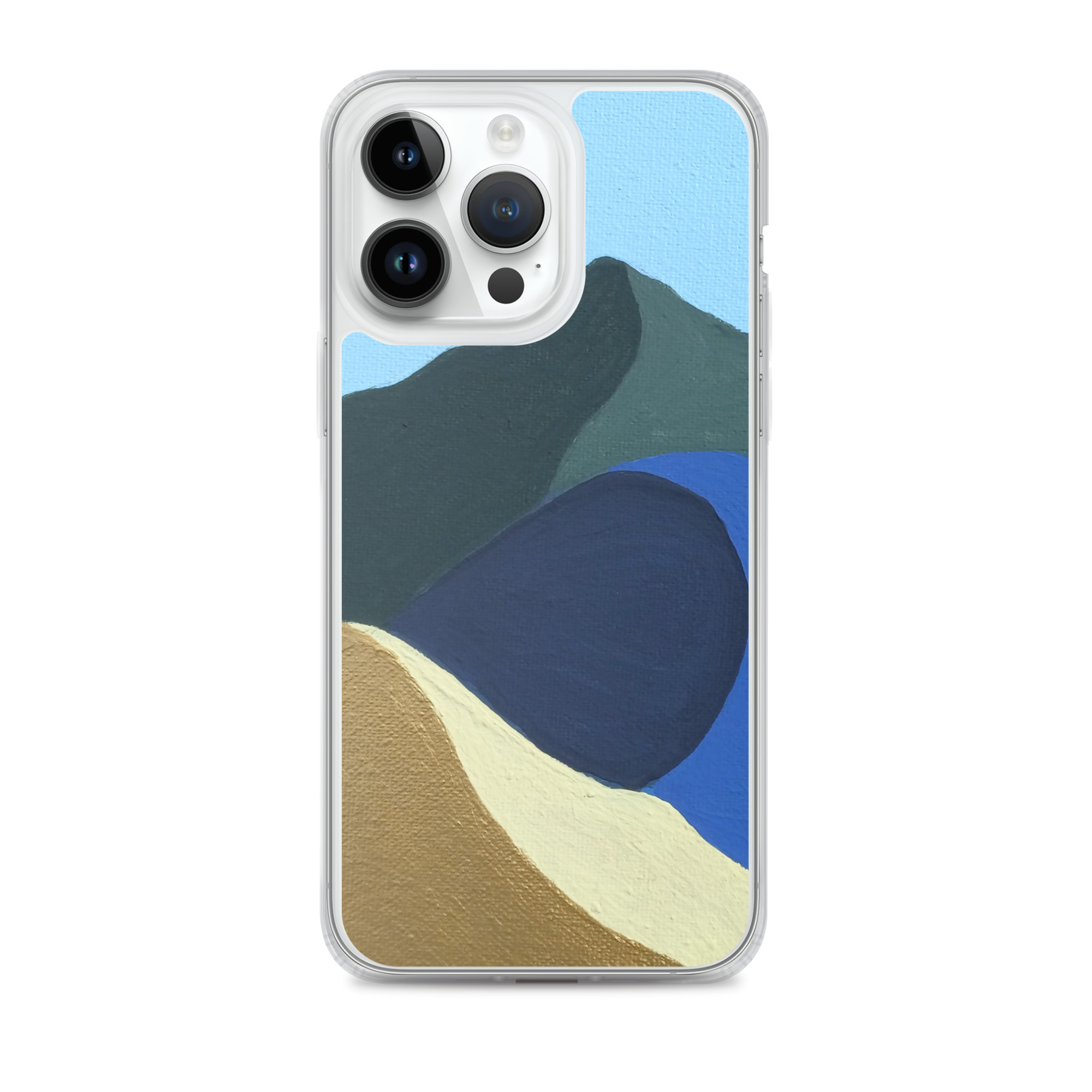 Clear Case for iPhone® Colors of Mt Tamalpais Painting (print) - Image 25
