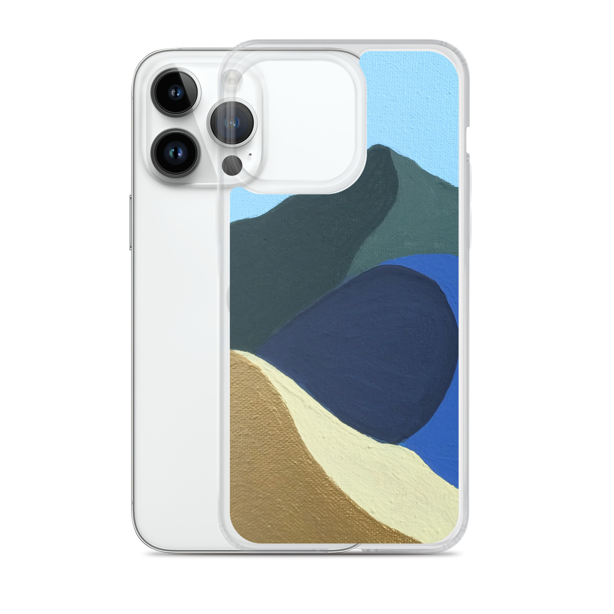 Clear Case for iPhone® Colors of Mt Tamalpais Painting (print) - Image 26