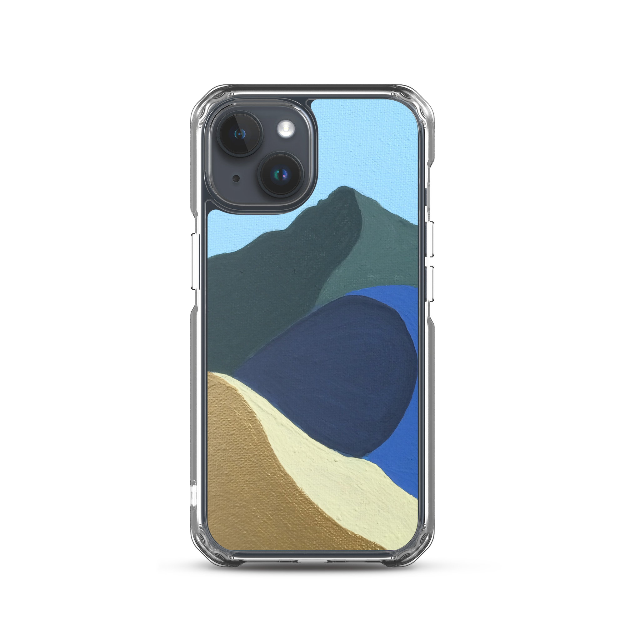 Clear Case for iPhone® Colors of Mt Tamalpais Painting (print) - Image 37
